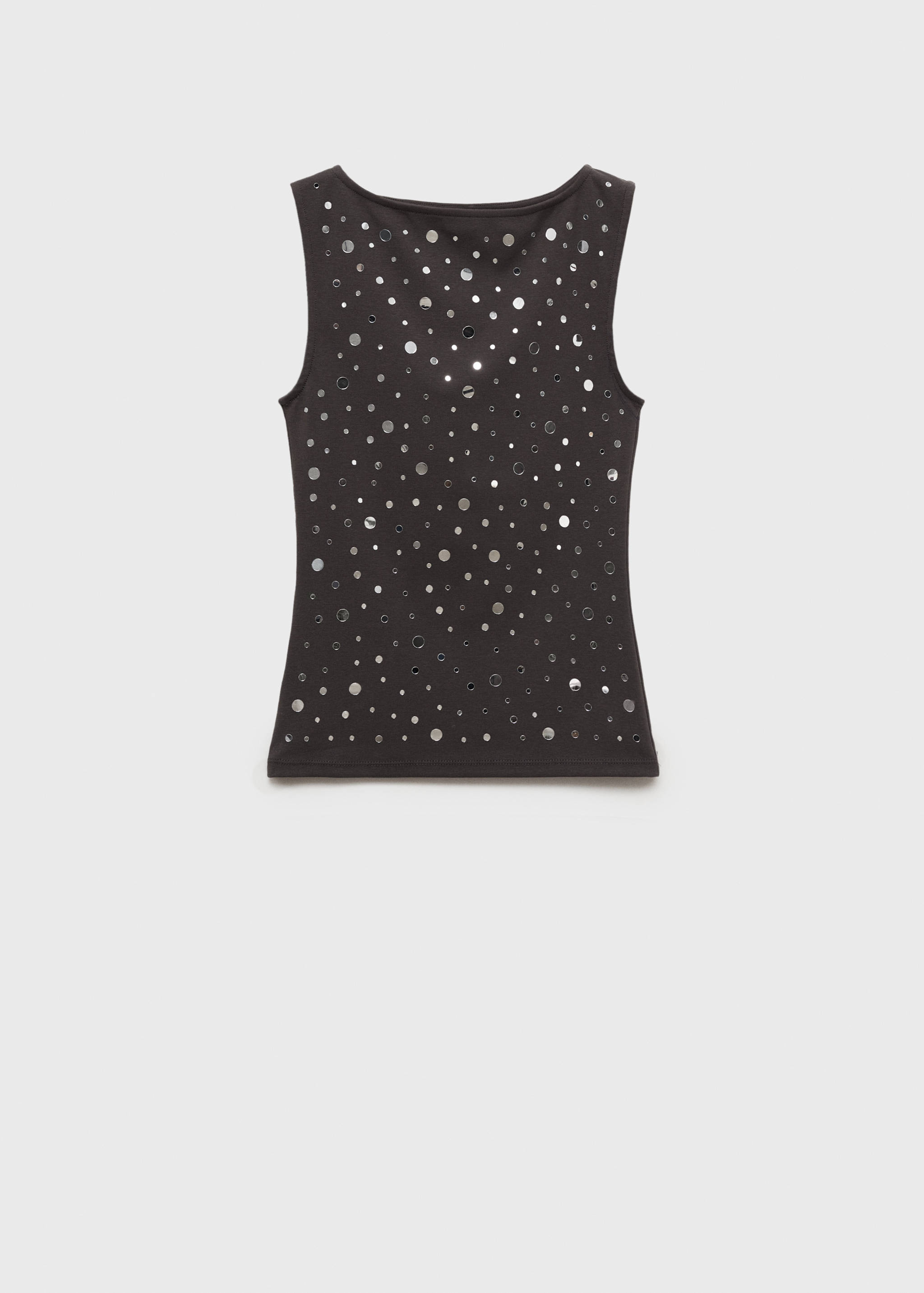 Cotton top with sequin detail - Article without model