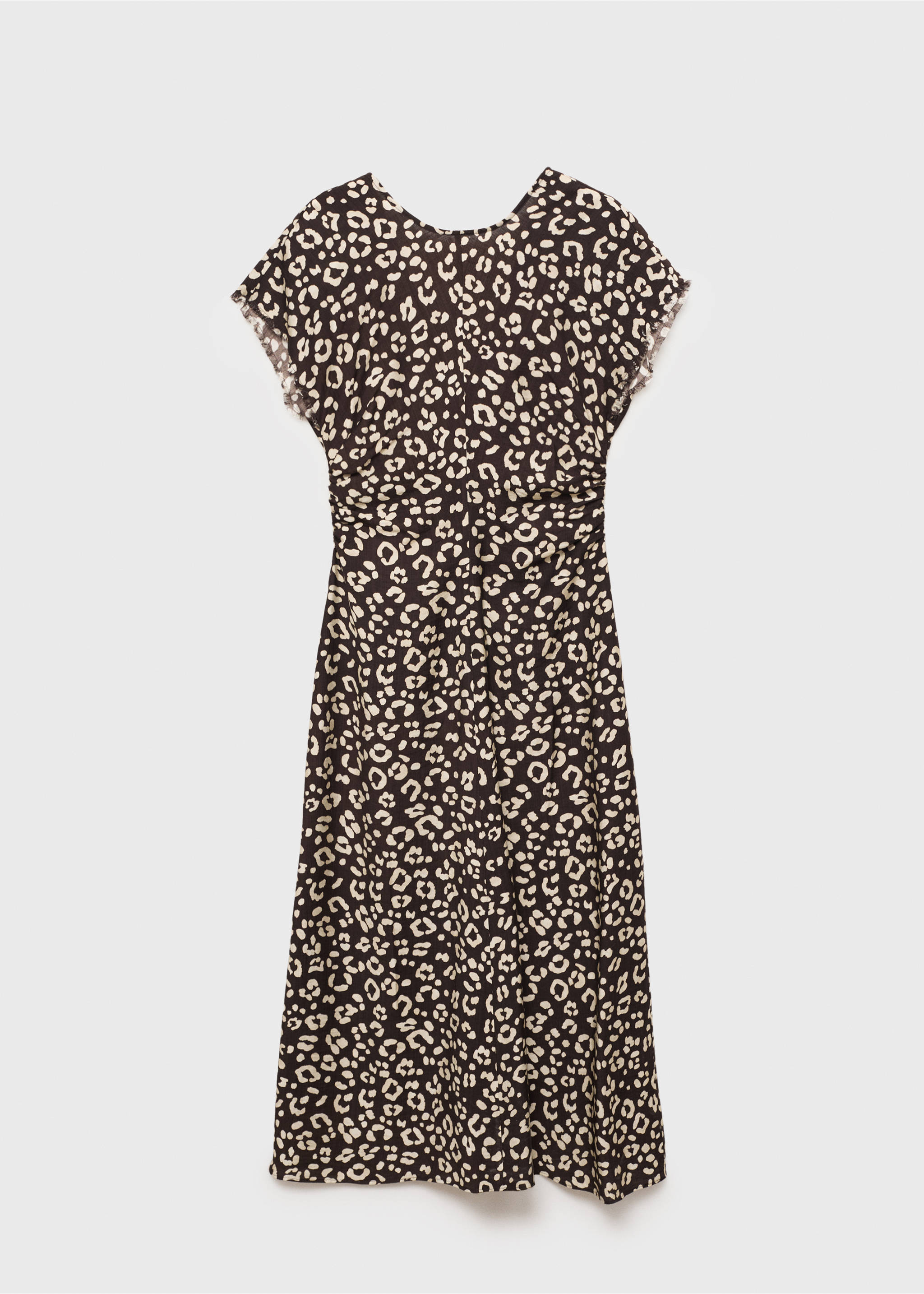 Vestit animal print vores desfilades - Article sense model, Negre. Ref: 87055752-00.