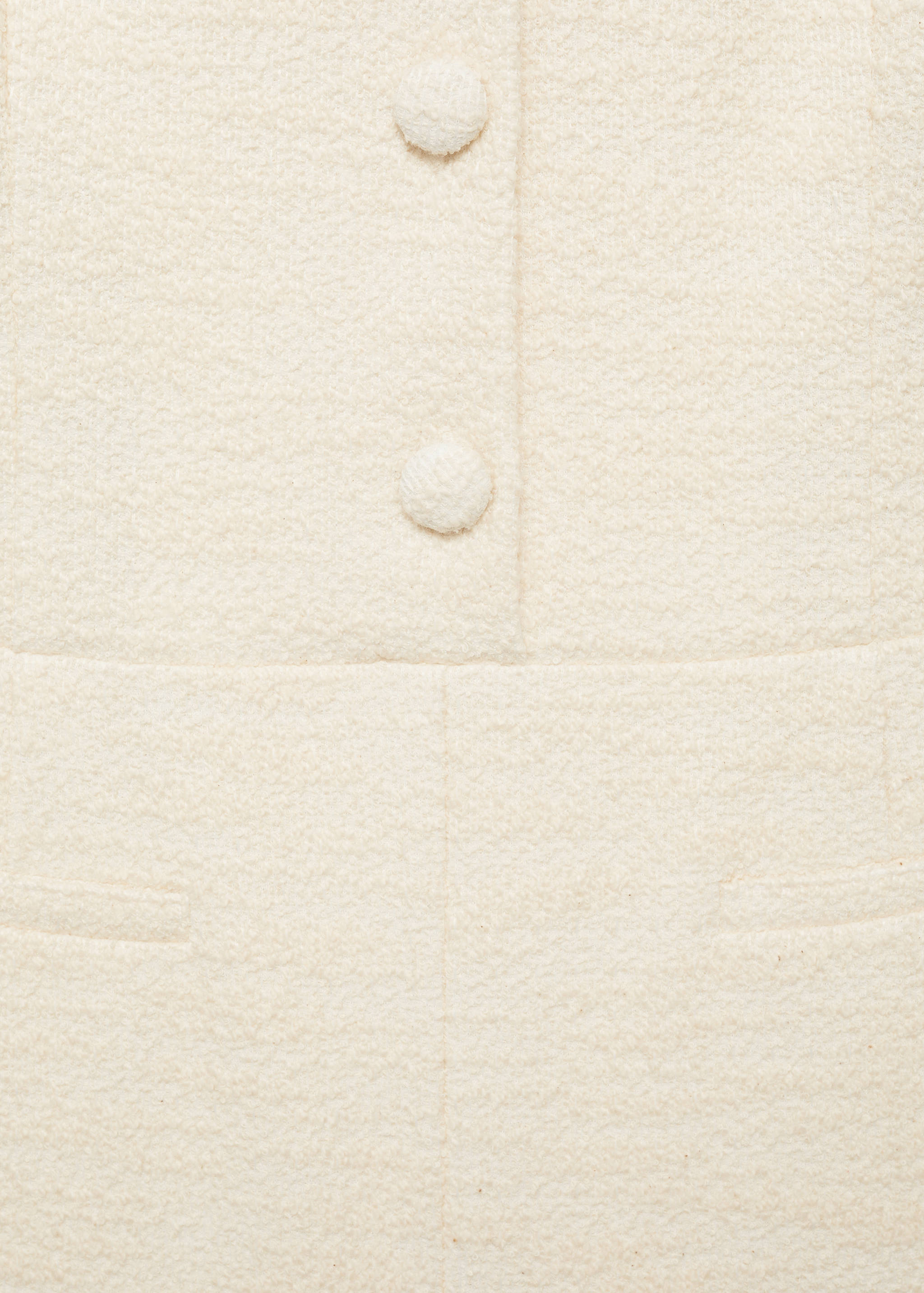 Buttoned tweed jumpsuit - Details of the article 8