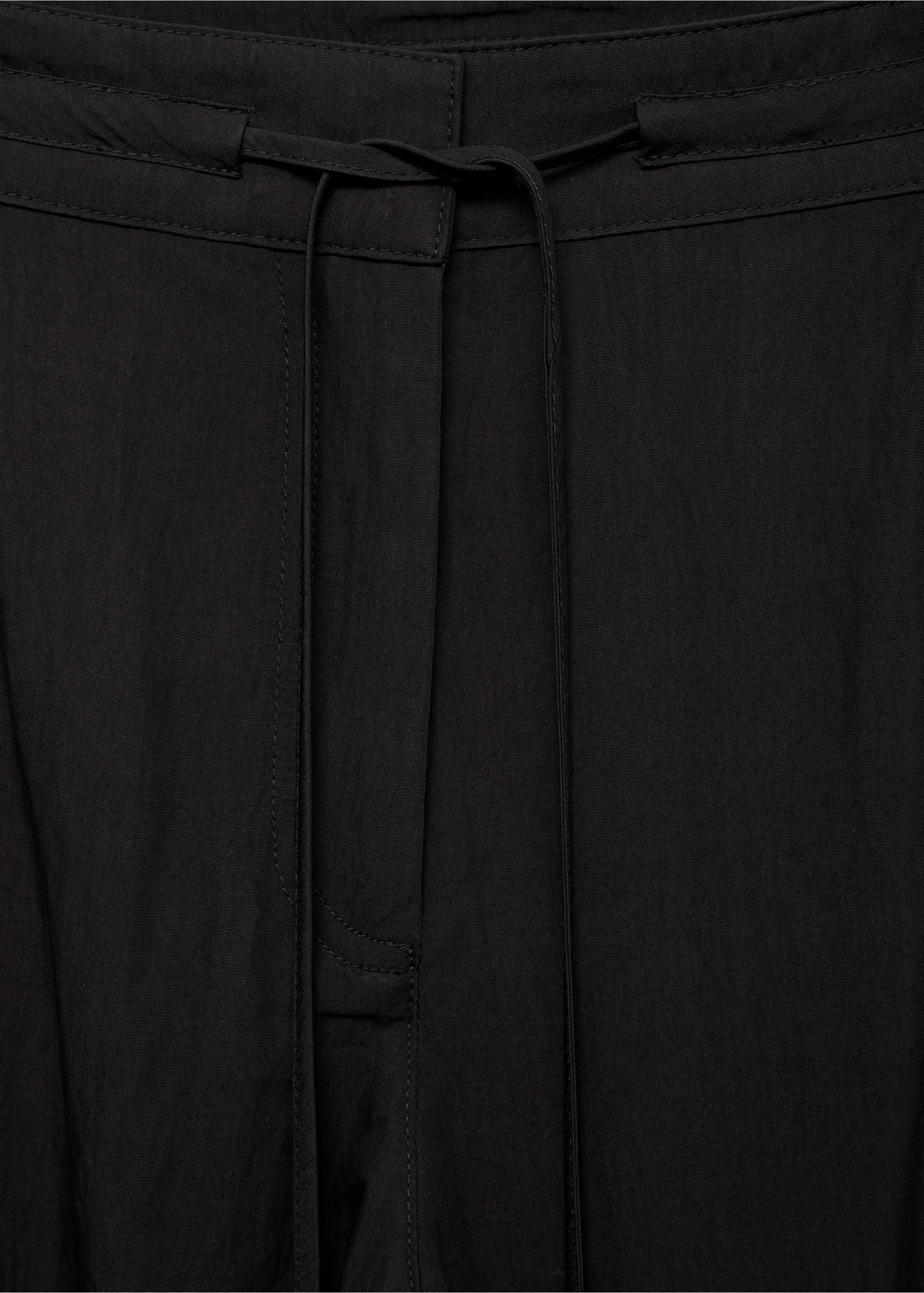 Soft cargo trousers - Details of the article 8, Charcoal. Ref: 87055756-00.
