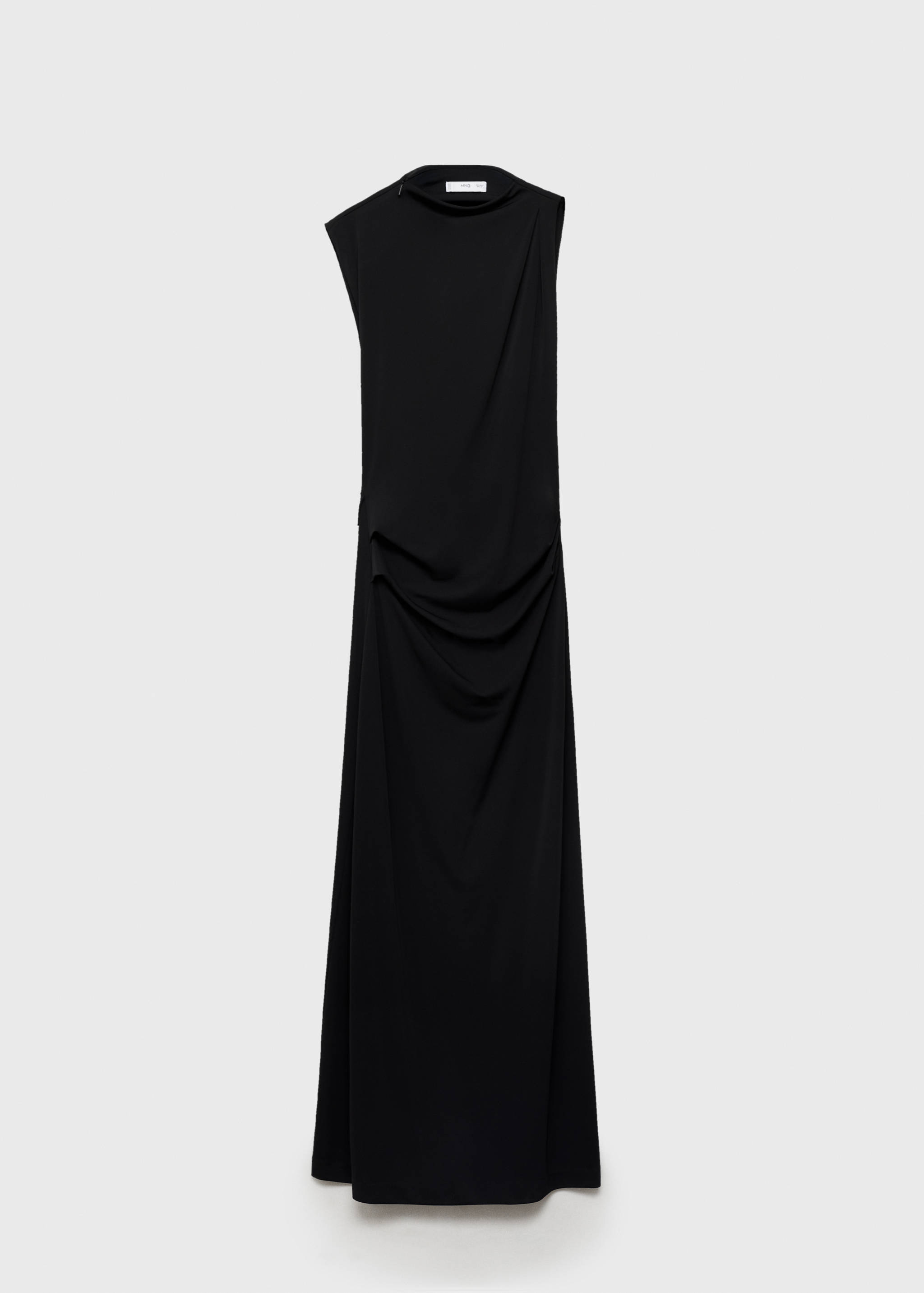 Robe drapée fente latérale - Article sans modèle