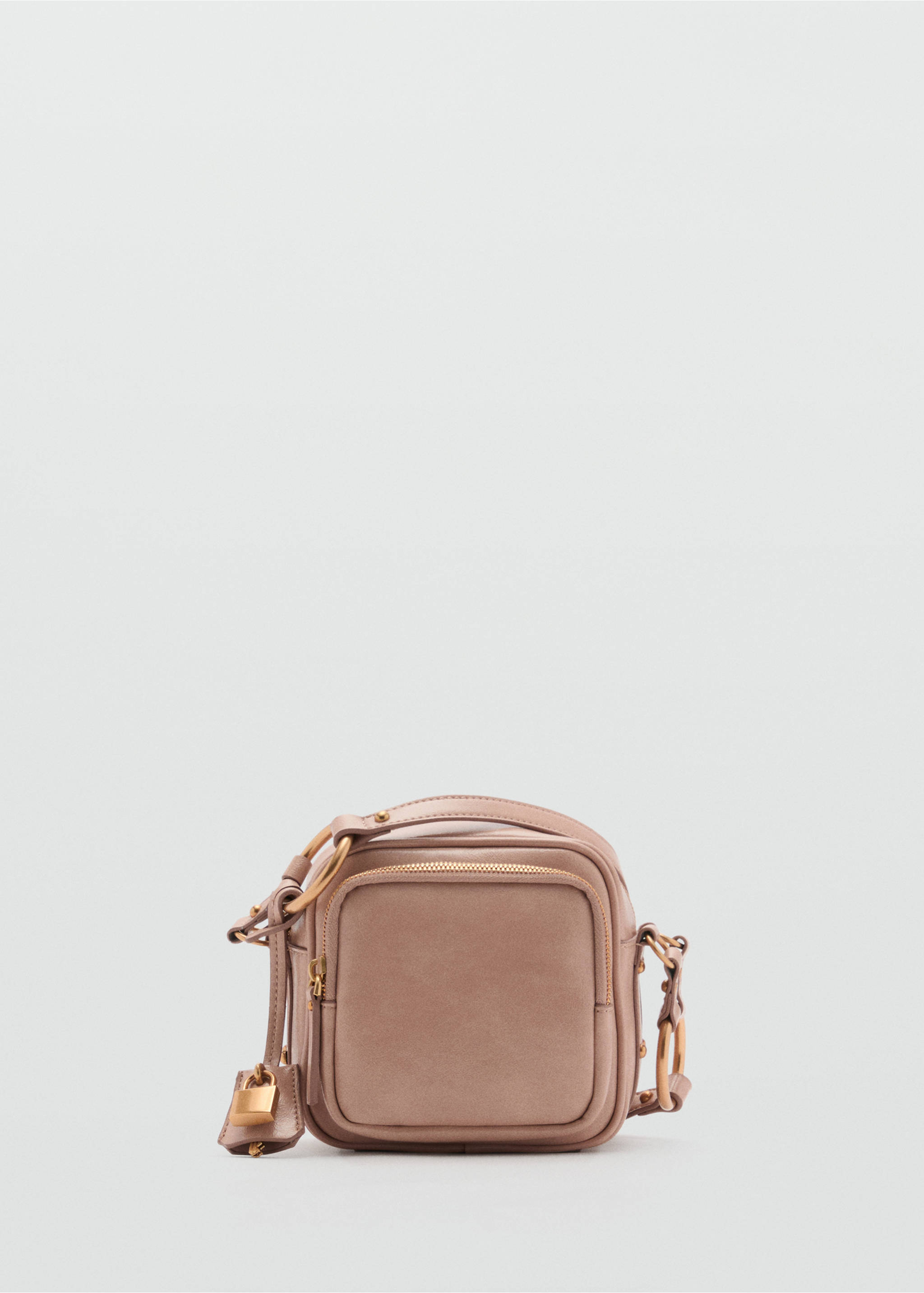 Square crossbody bag - Article without model, Pale Pink. Ref: 87055761-00.