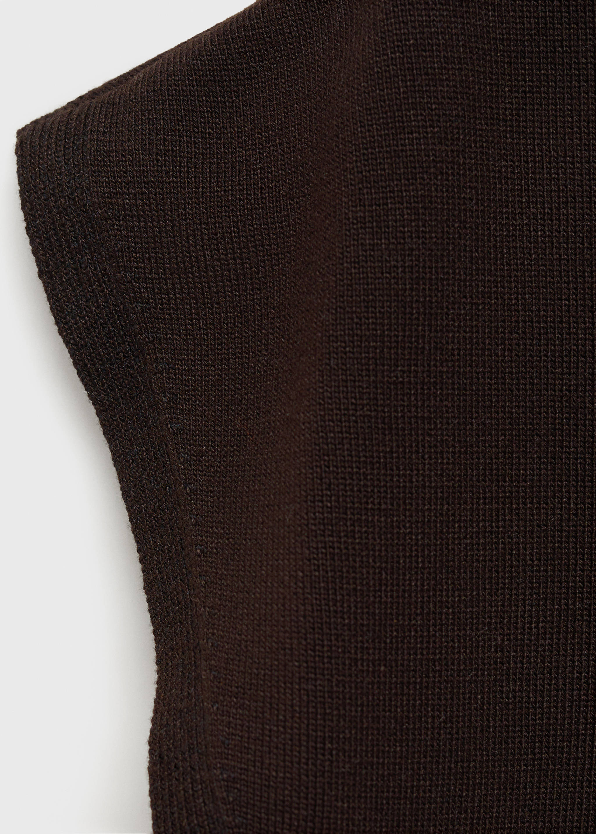 Short-sleeved fine-knit sweater - Details of the article 0