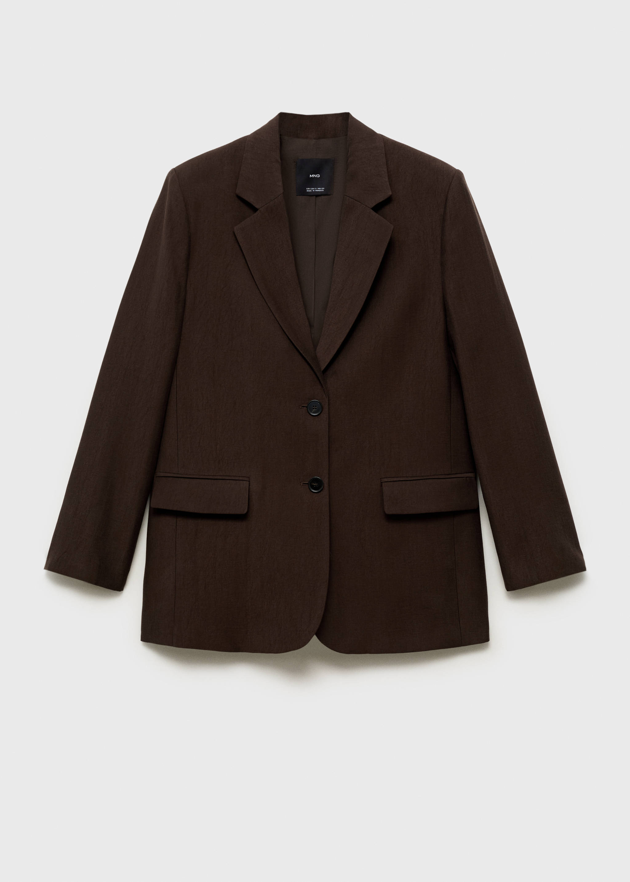 Blazer recta traje lyocell - Artículo sin modelo
