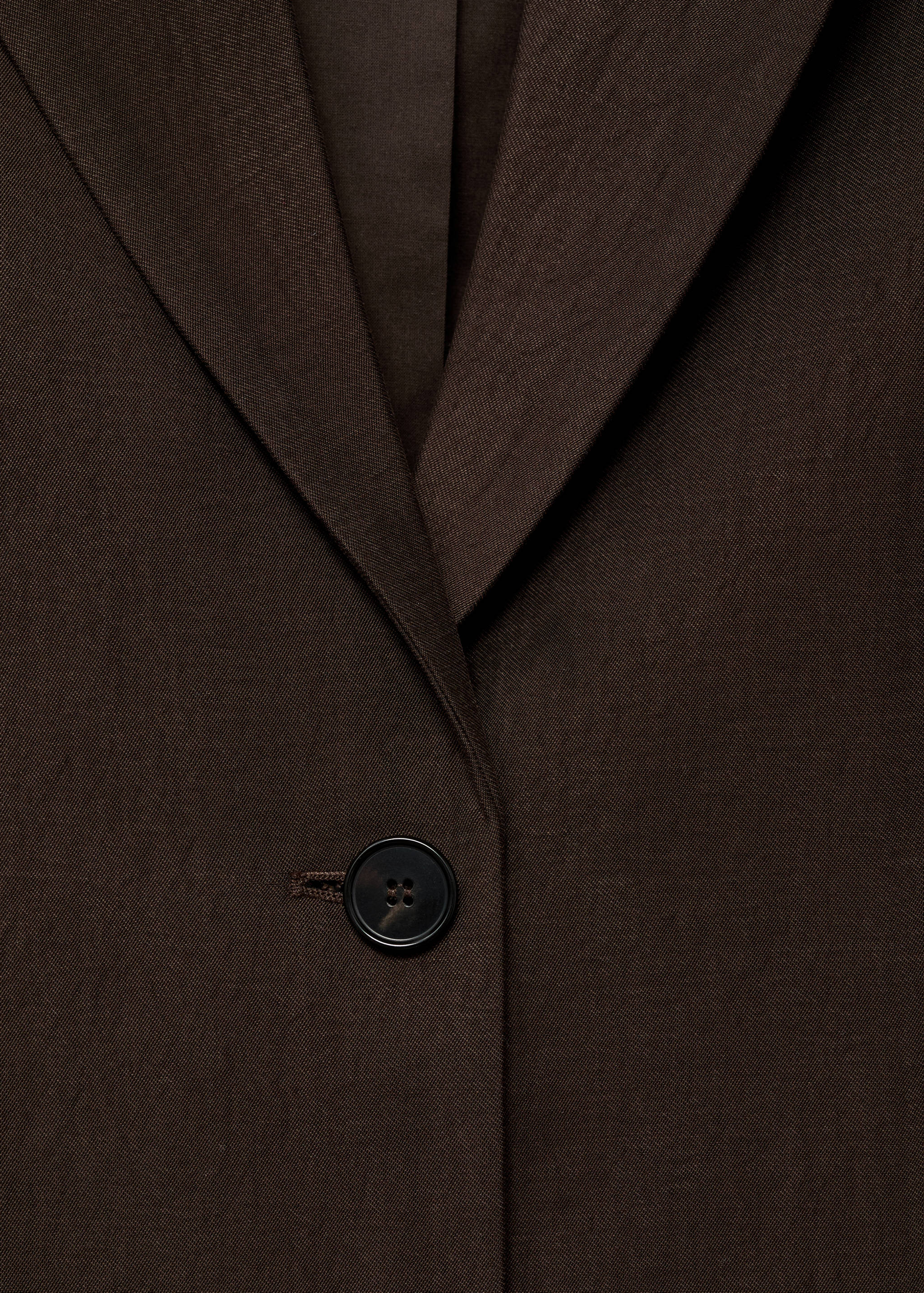 Blazer recta traje lyocell - Detalle del artículo 8
