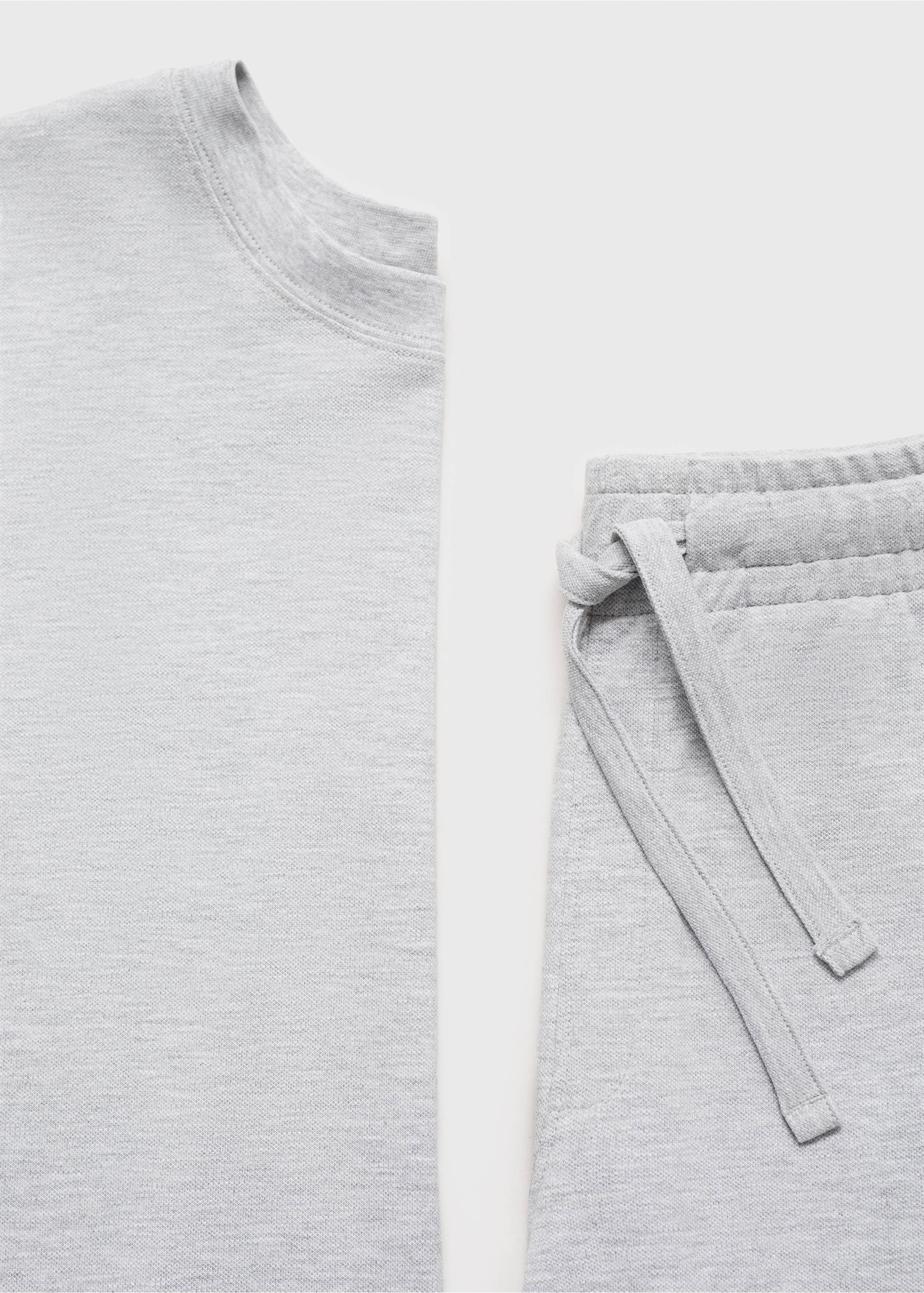 Cotton pyjama shorts pack - Details of the article 0, Grey. Ref: 87055916-00.