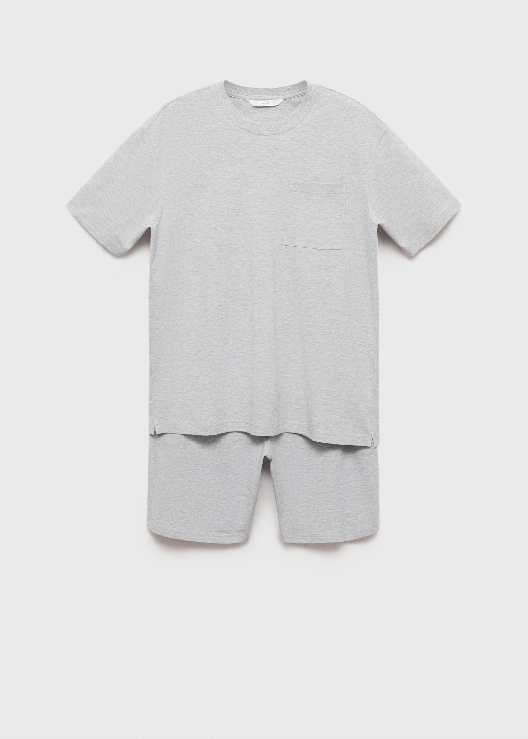 Cotton pyjama shorts pack - Article without model, Grey. Ref: 87055916-00.