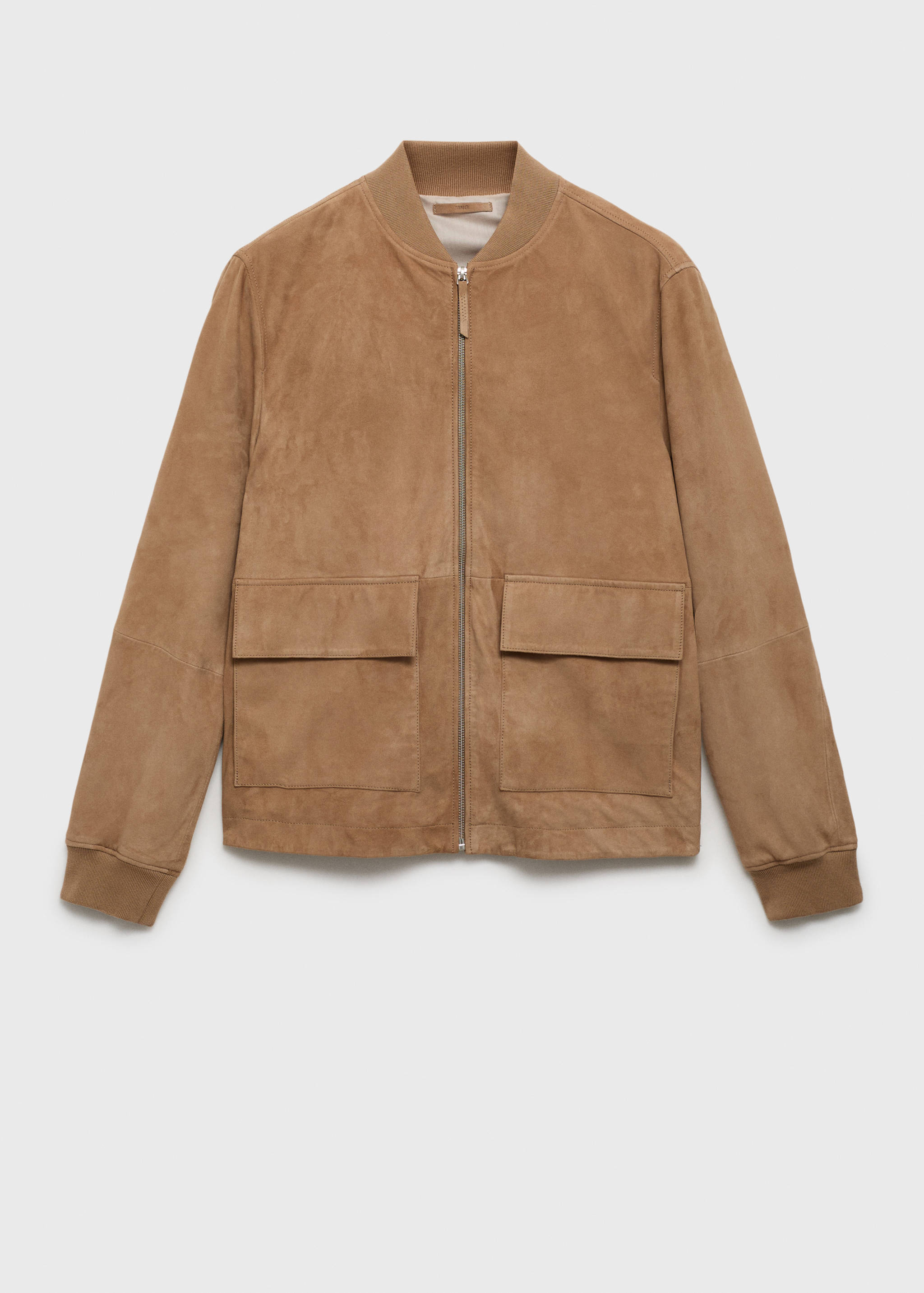 Suede leather bomber jacket - Article without model