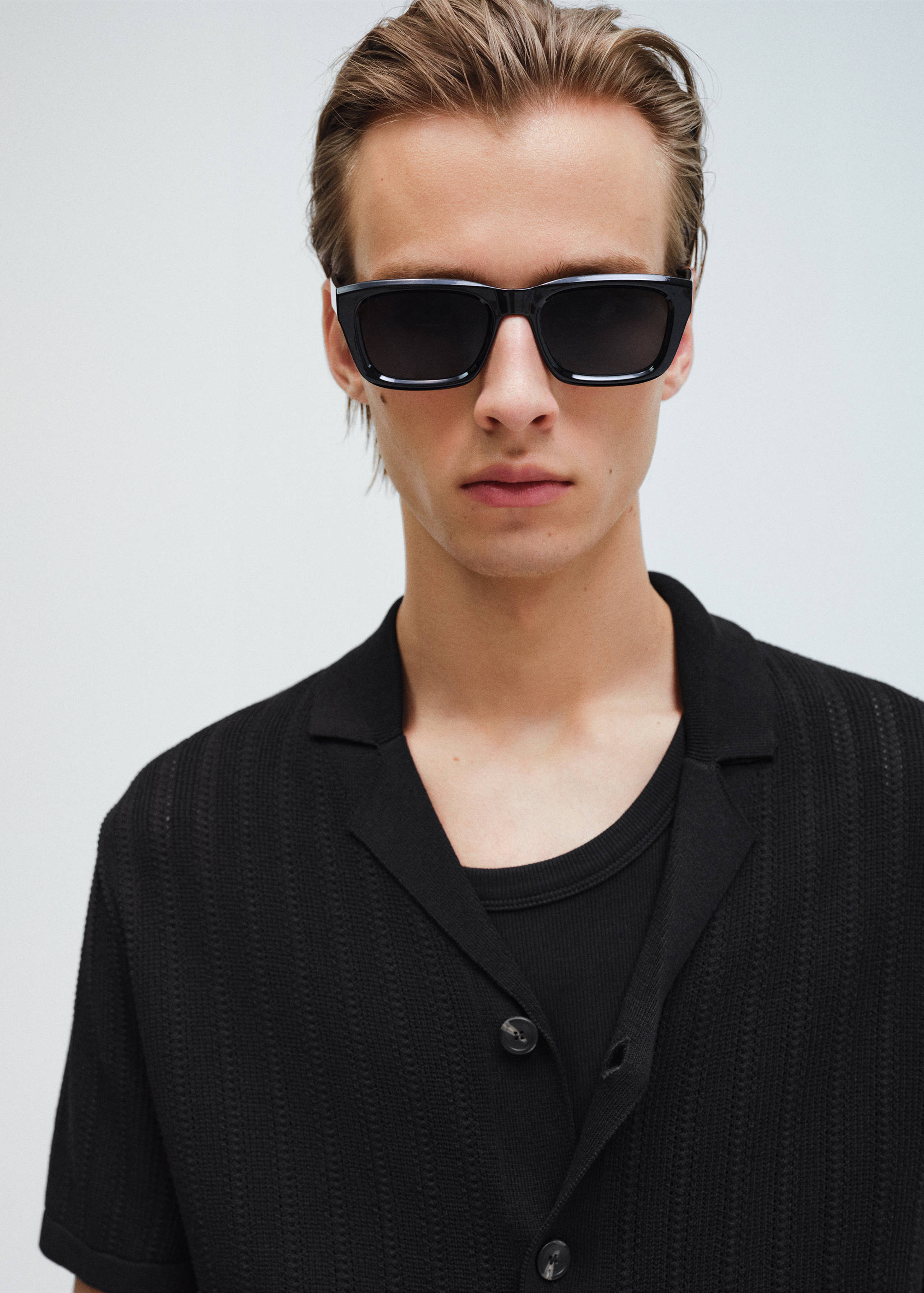 Camisa punto detalle calados - Detalle del artículo 3