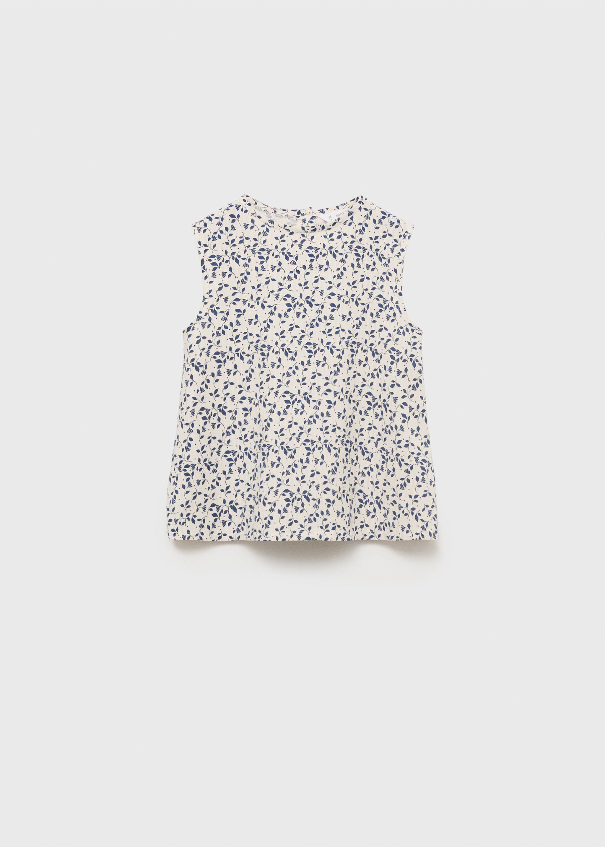 Ärmellose Printbluse - Artikel ohne Model, Weiß. Ref: 87055940-00.