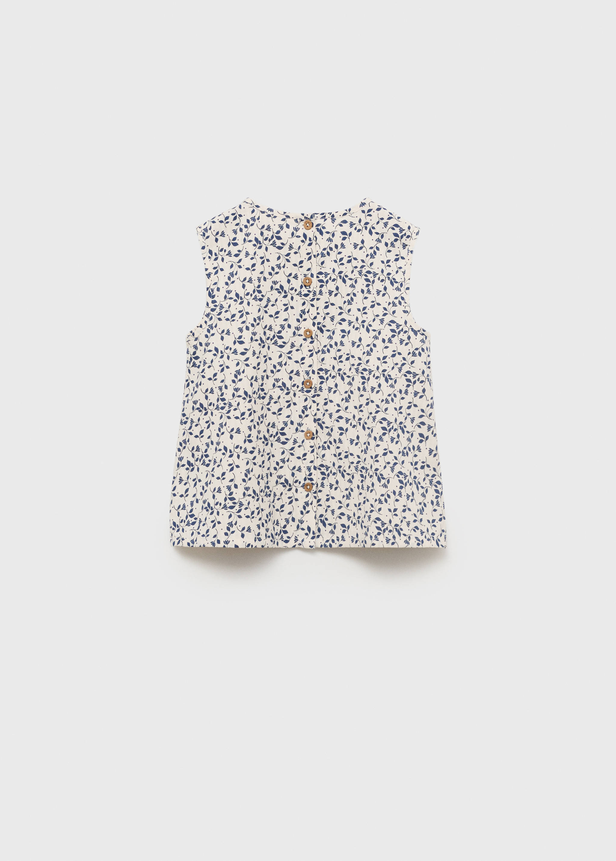 Ärmellose Printbluse - Rückseite des Artikels