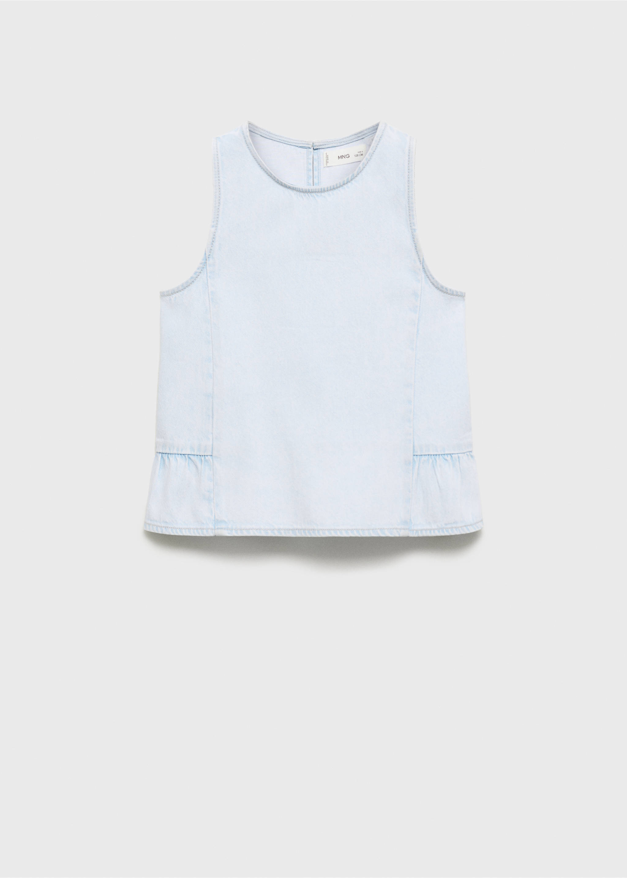 Fodros denim ing - Termék modell nélkül, Világoskék. Ref: 87055943-00.