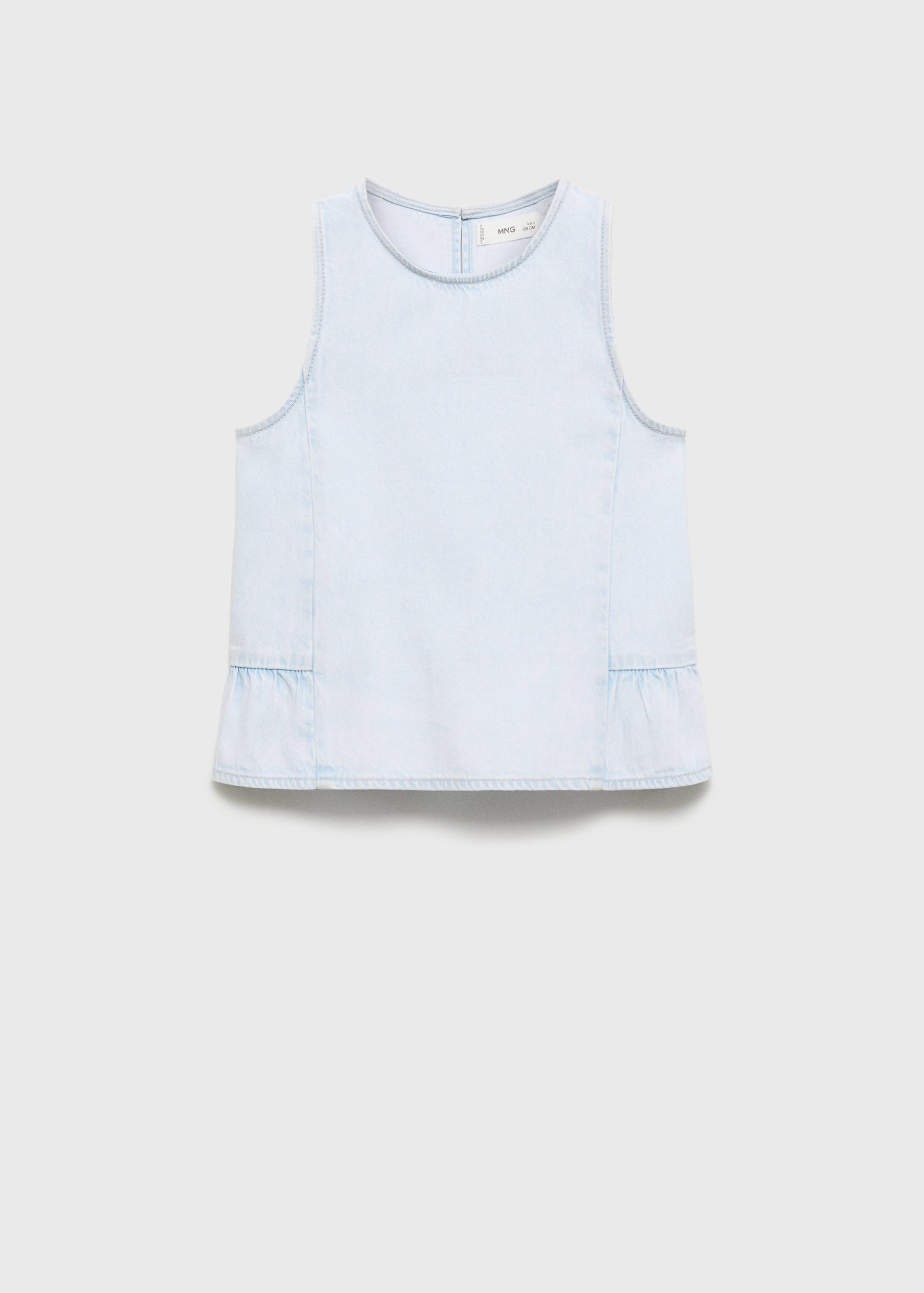 Blusa denim volante - Artículo sin modelo