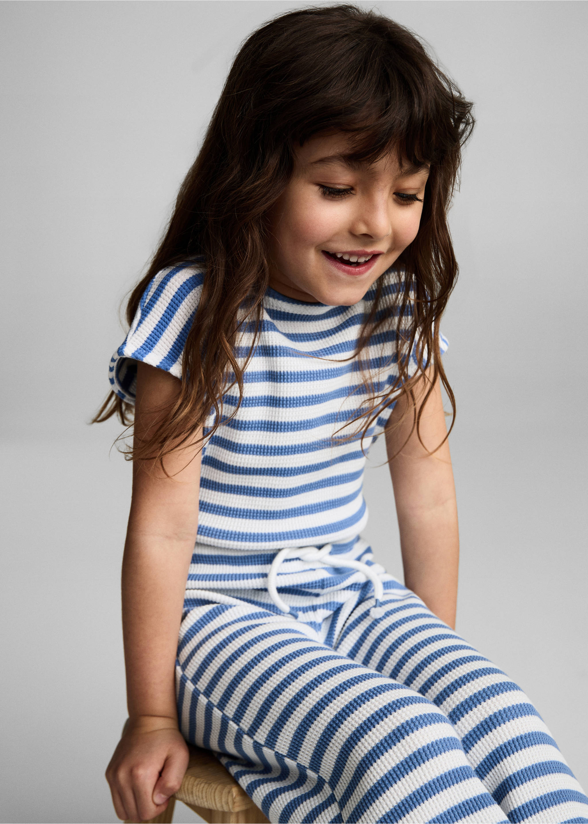 Combinaison à rayures - Détail de l'article 2, Bleu marine foncé. Ref: 87055948-00.