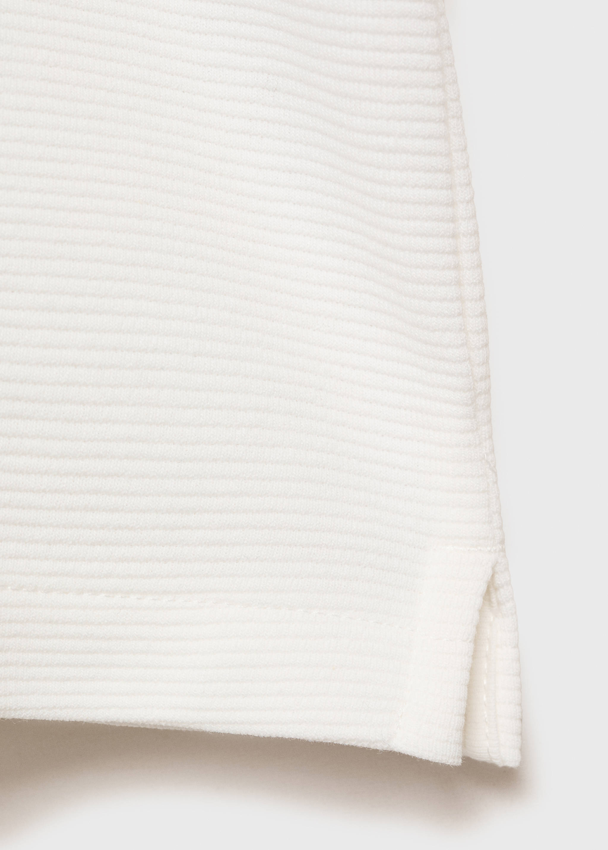 Kötött texturált pólóing - A termék adatai 0