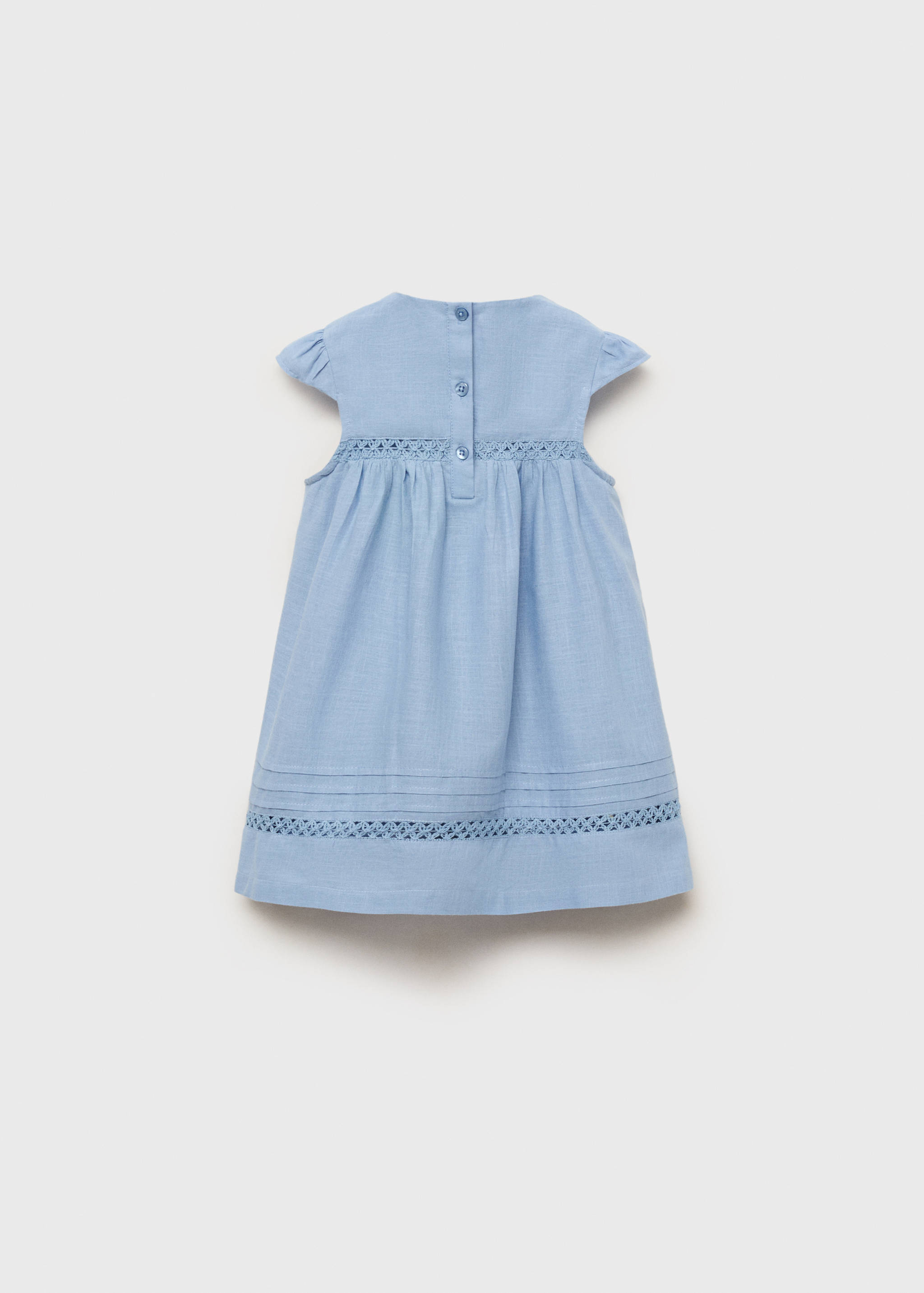 Kleid mit gestickten Details - Rückseite des Artikels