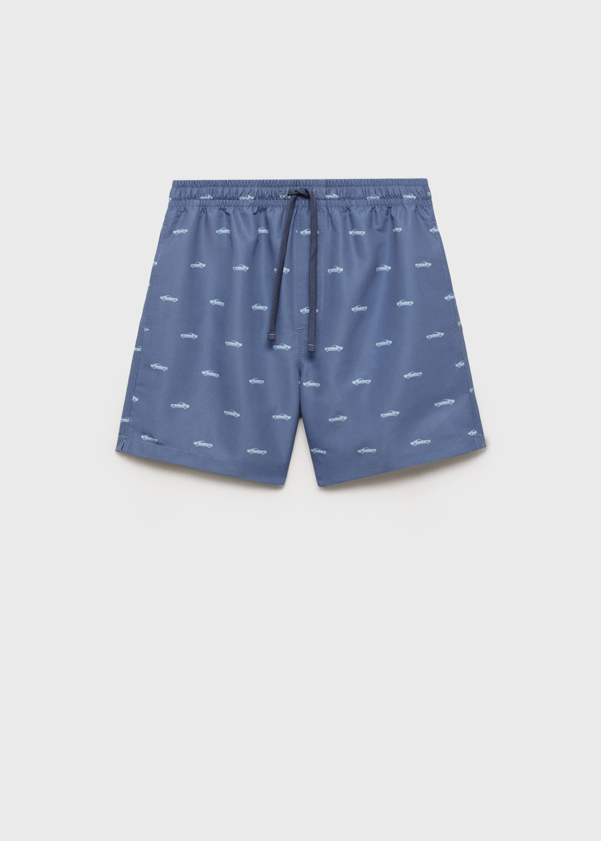 Printed swimsuit with drawstring - Article without model