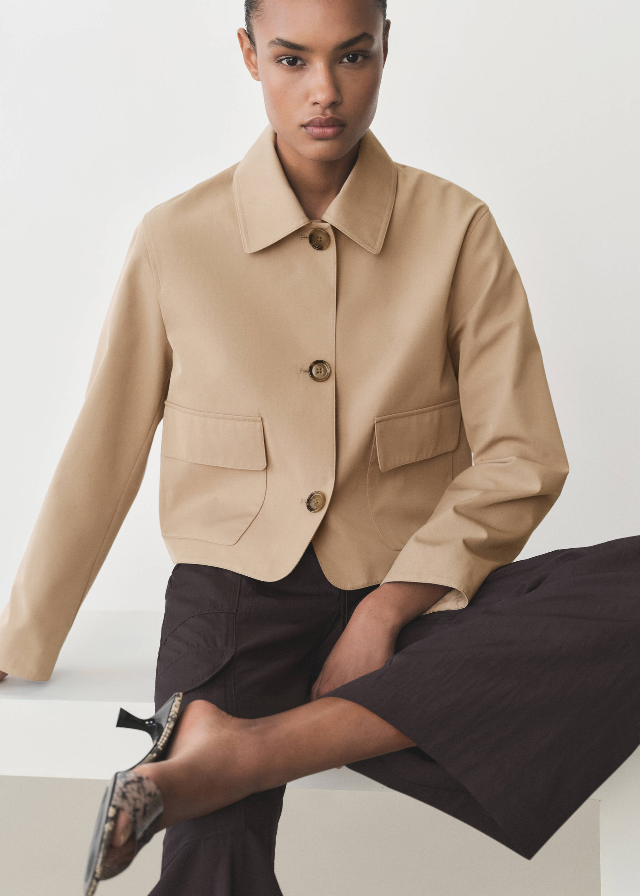 Chaqueta algodón bolsillos - Detalle del artículo 2