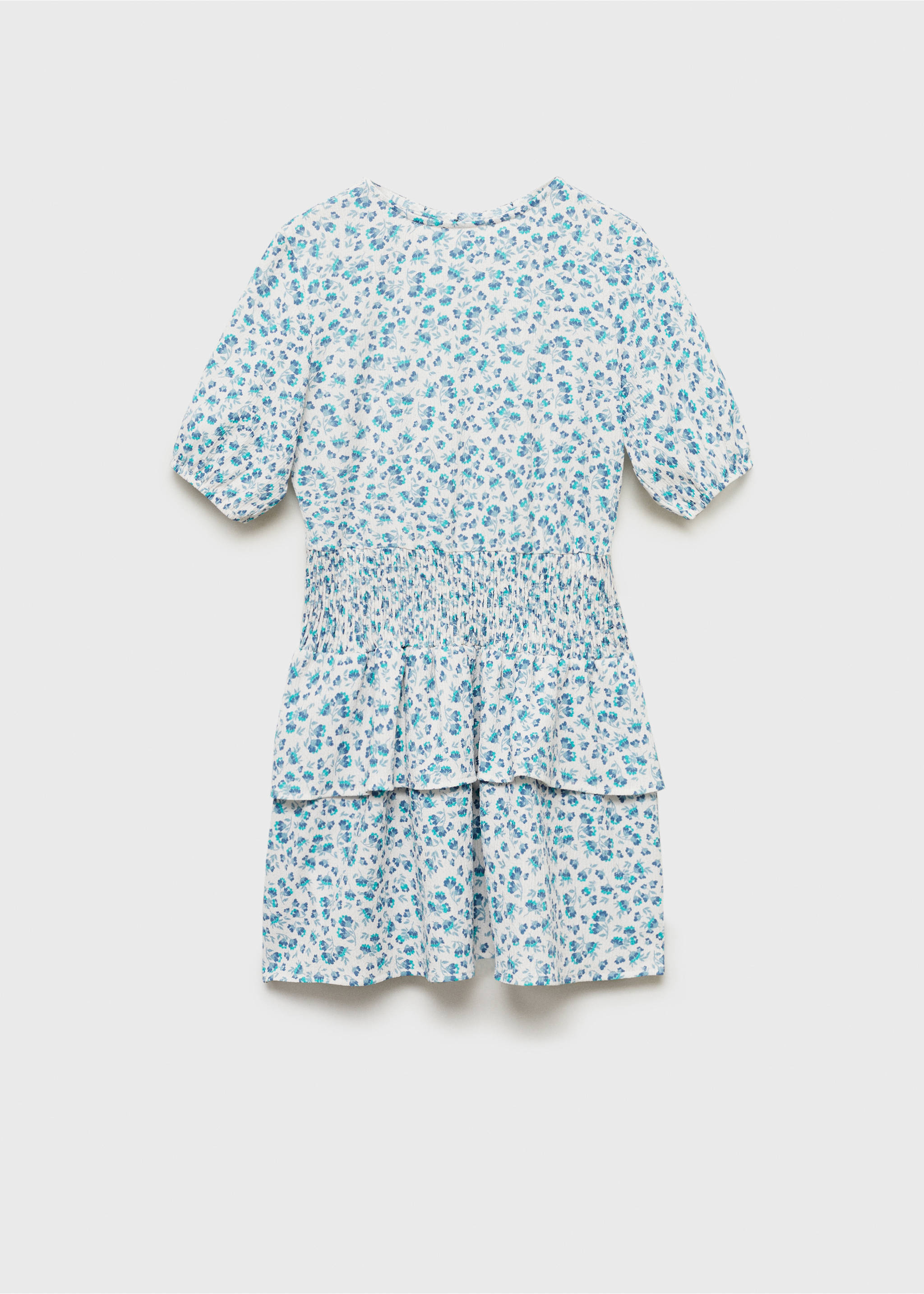 Floral ruffle dress - Article without model, Off White. Ref: 87055954-00.