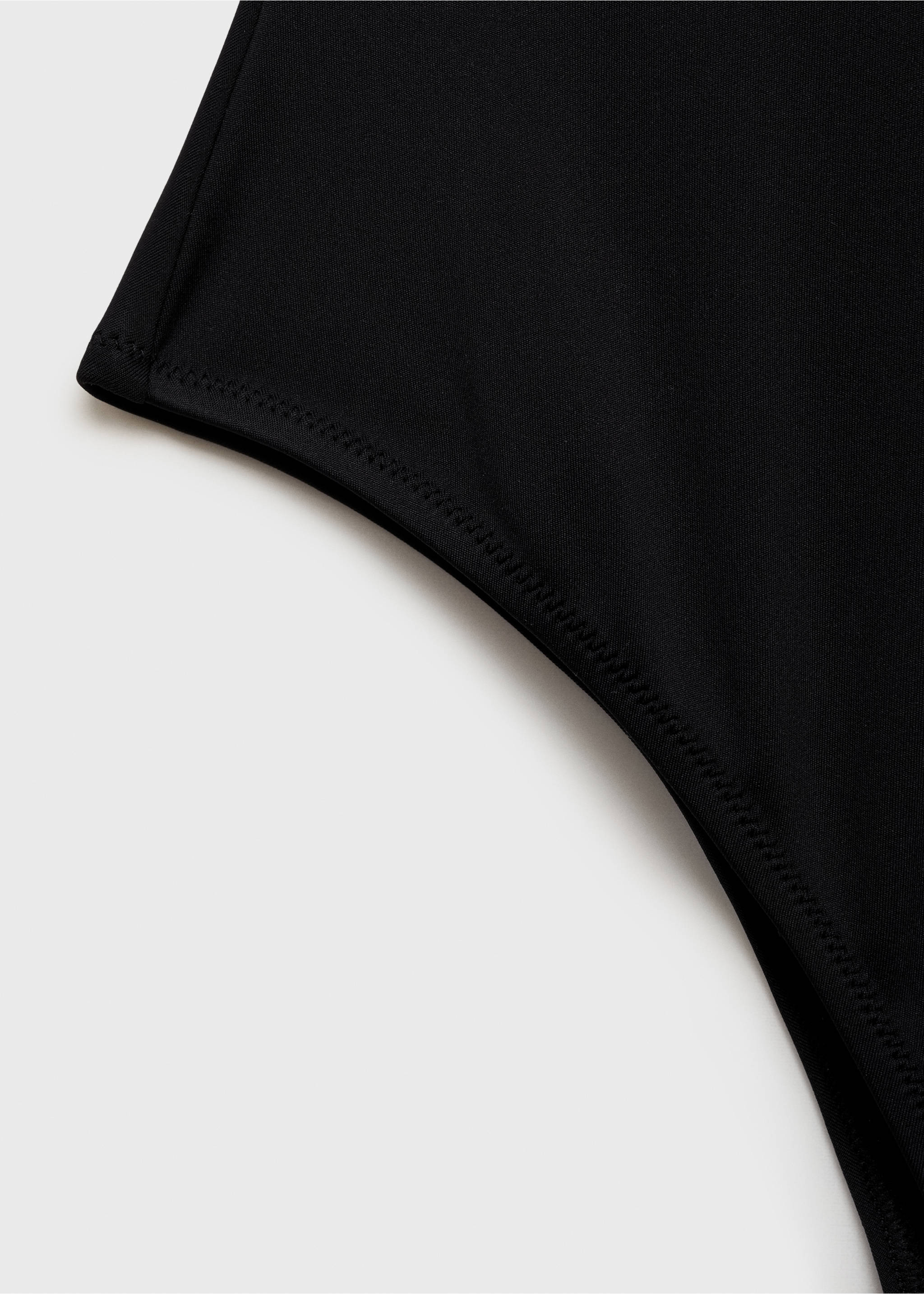 Kostium kąpielowy z szydełkowymi miseczkami - Szczegóły artykułu 0, Czarny. Ref: 87055955-00.