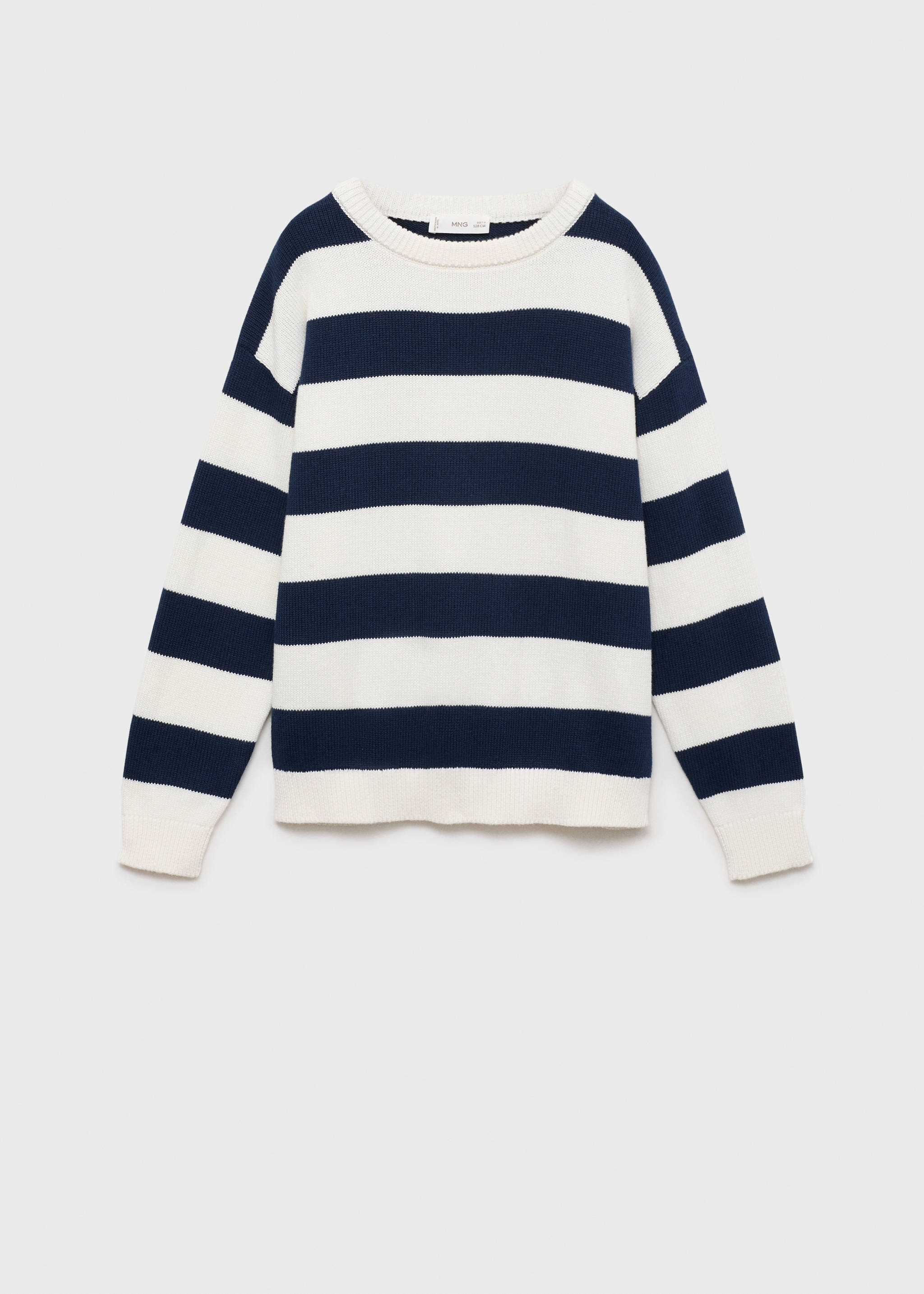 Knit striped sweater - Article without model