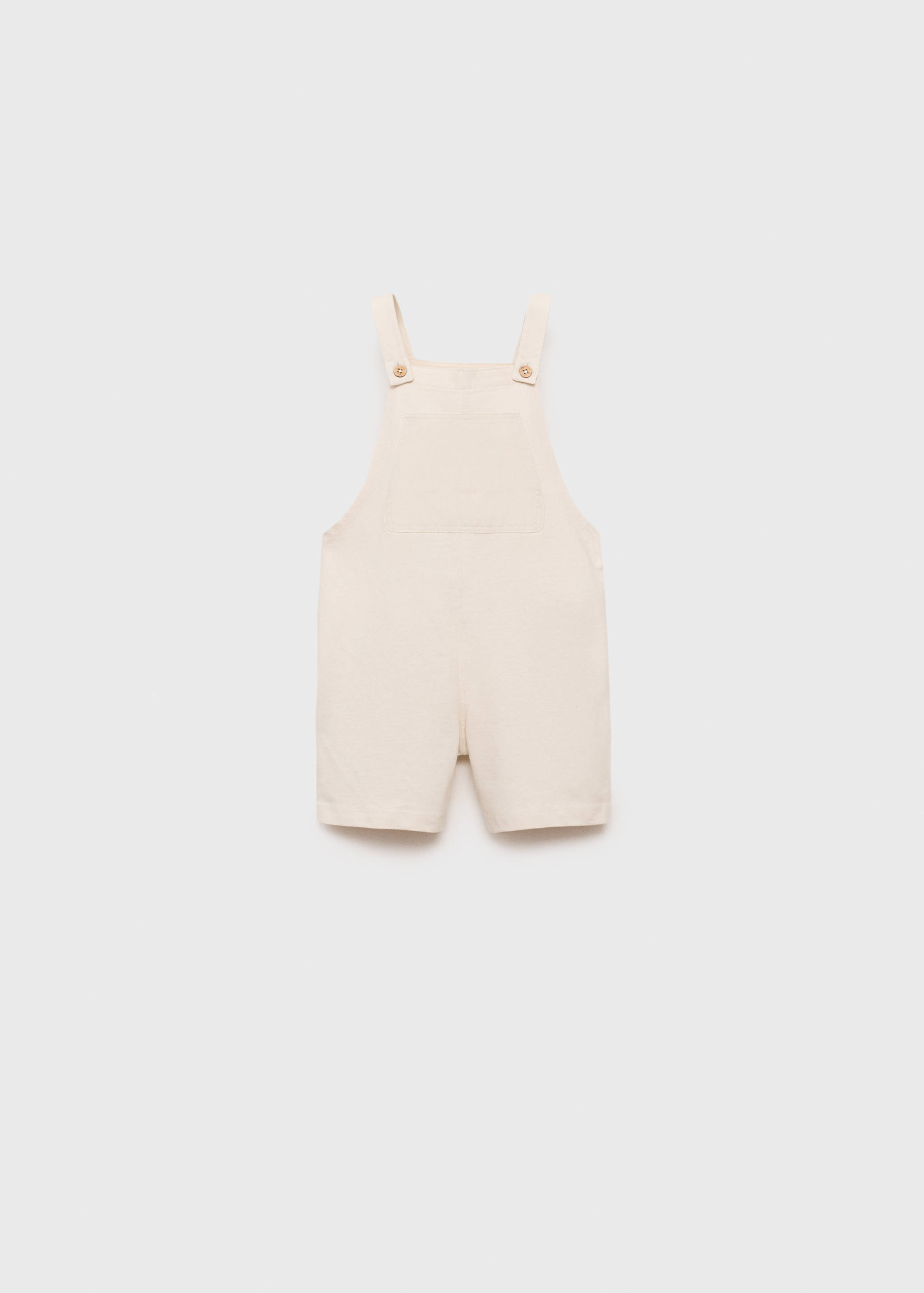 Cotton knit dungarees - Article without model