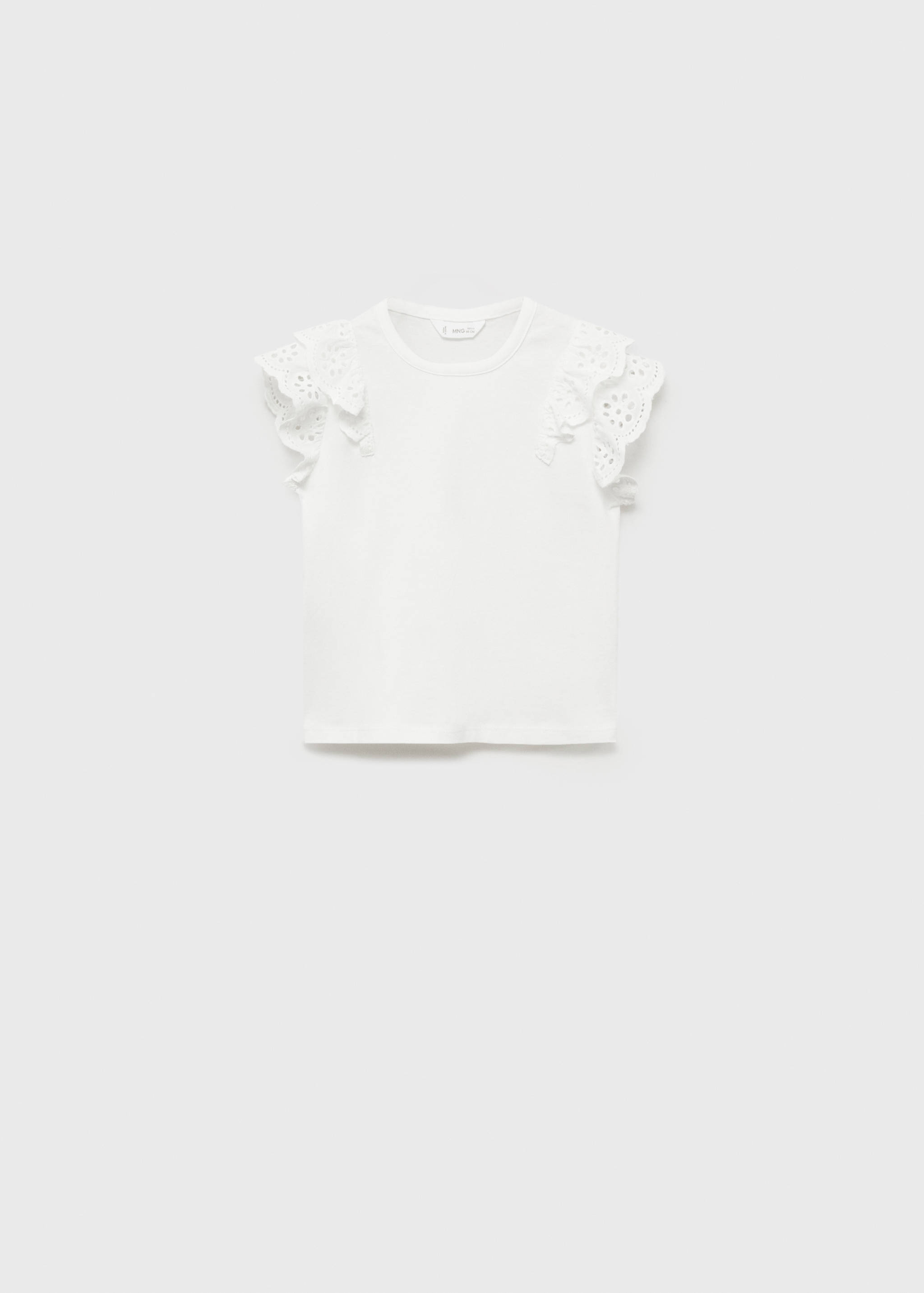 Frills cotton t-shirt - Article without model