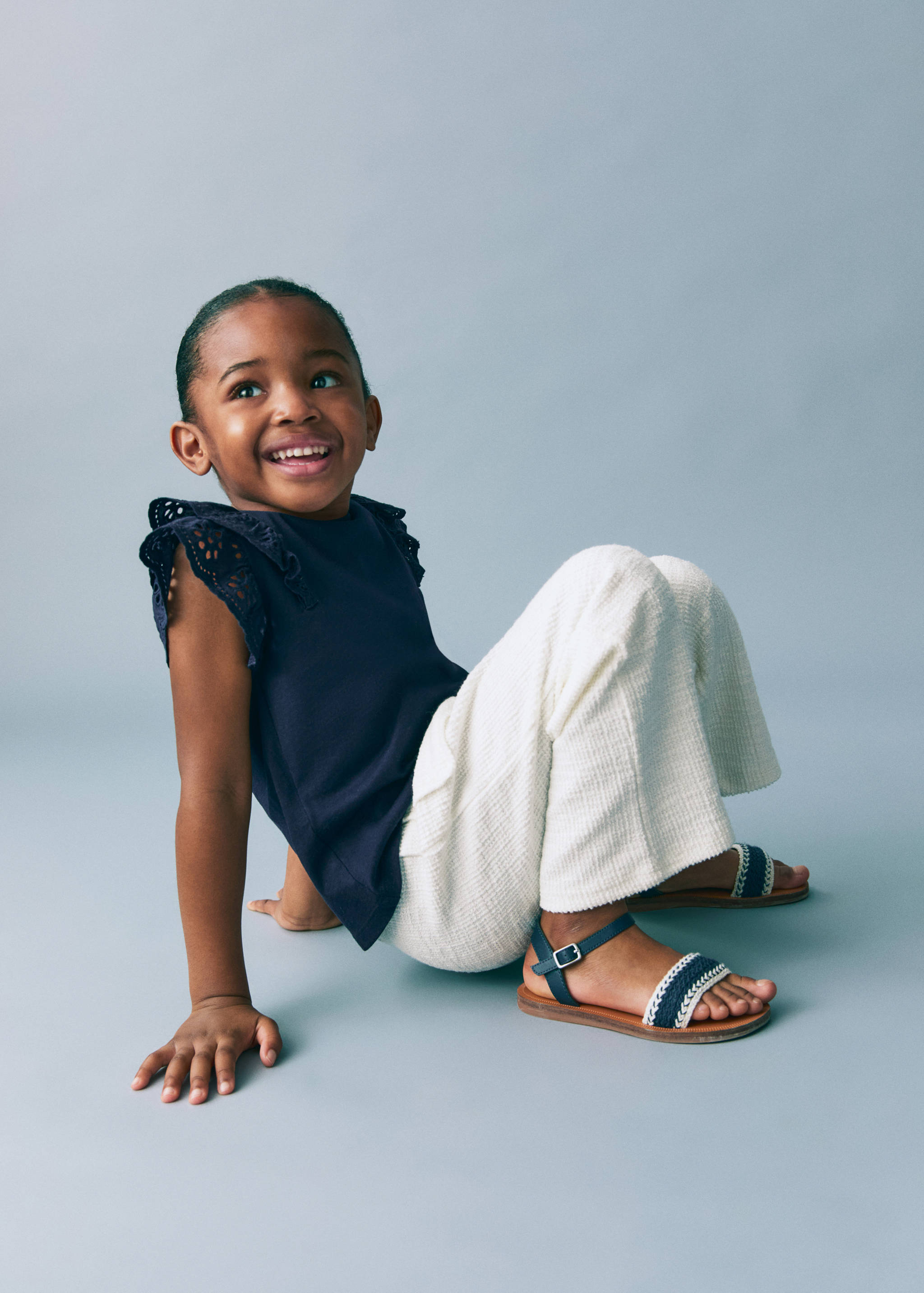 Frills cotton t-shirt - General plane