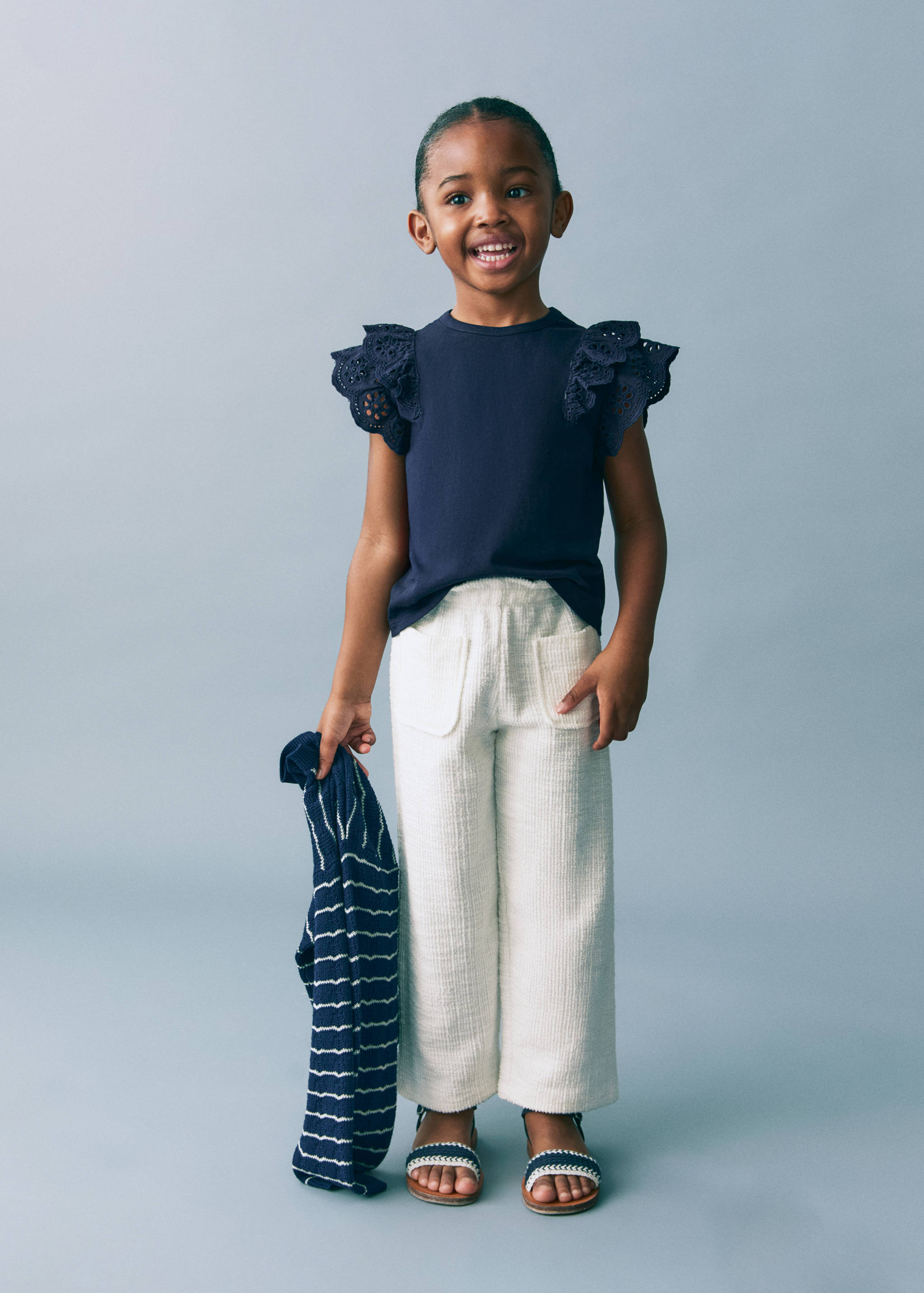 Frills cotton t-shirt - Details of the article 6