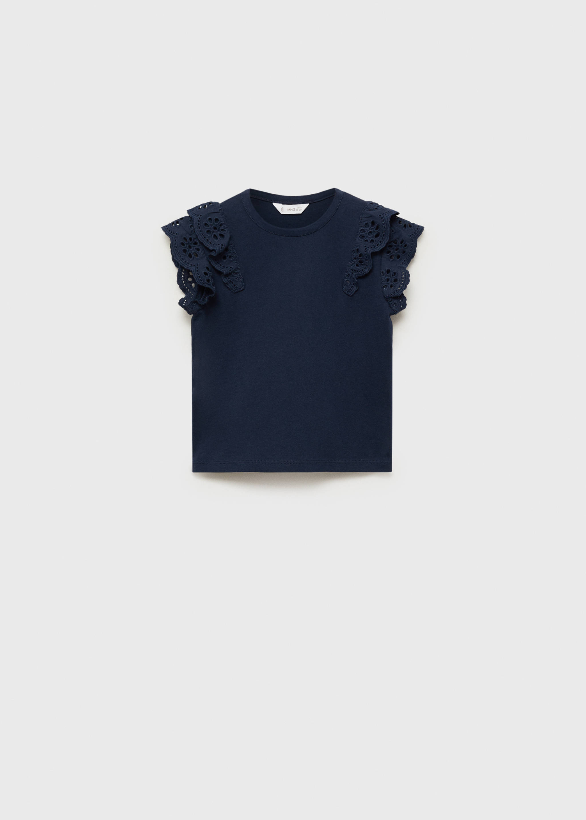 Frills cotton t-shirt - Article without model