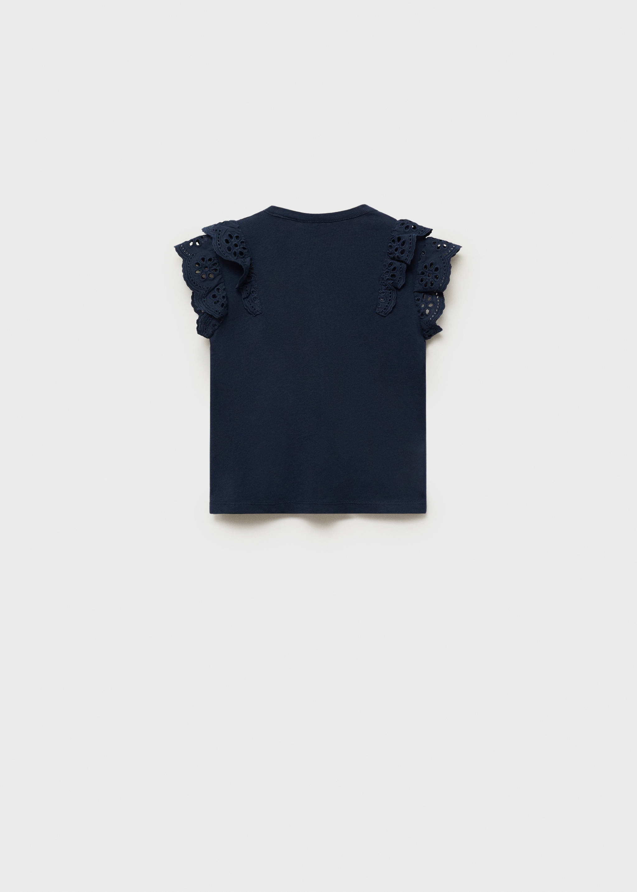 Frills cotton t-shirt - Reverse of the article