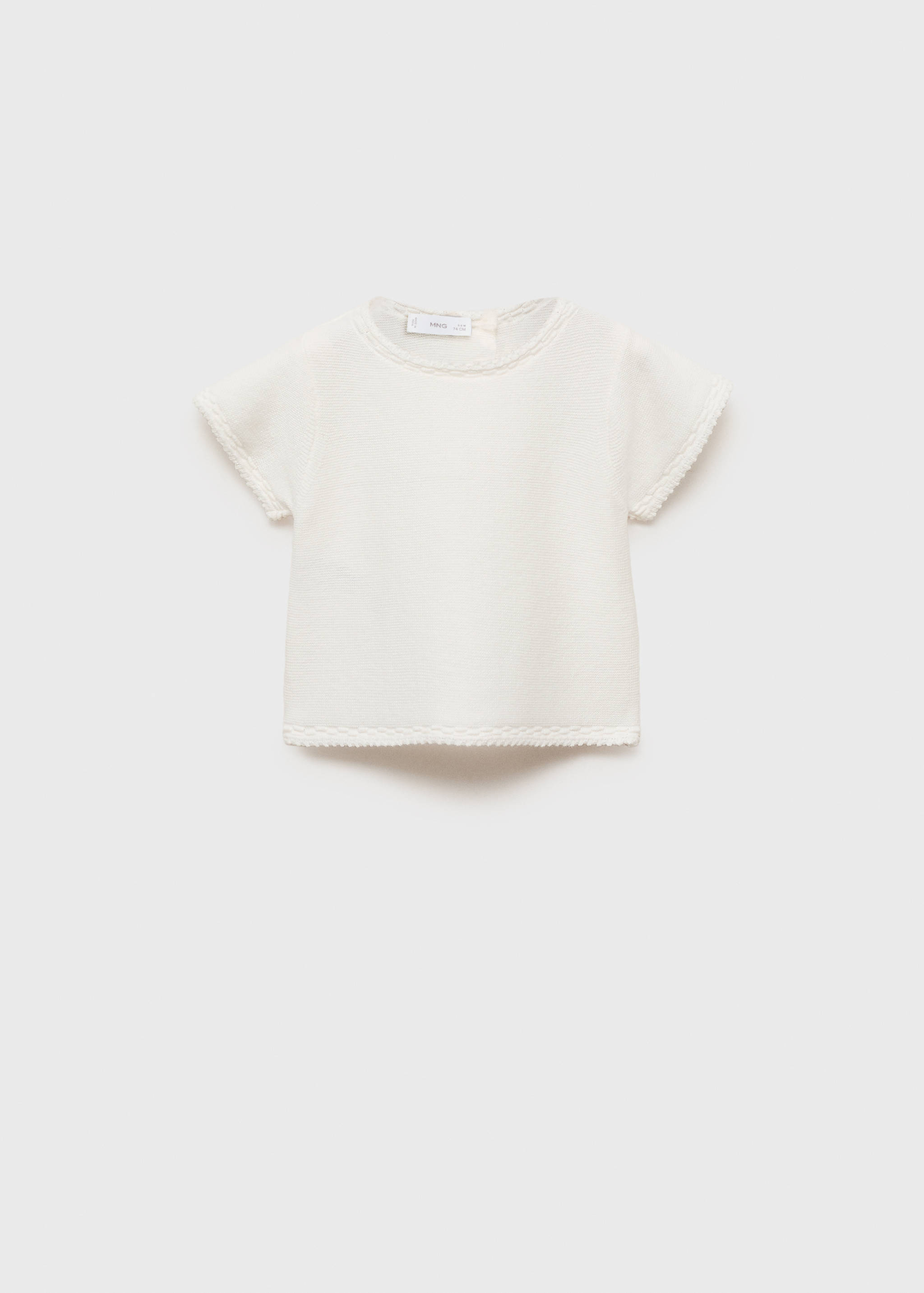 Short sleeve sweater - Article without model