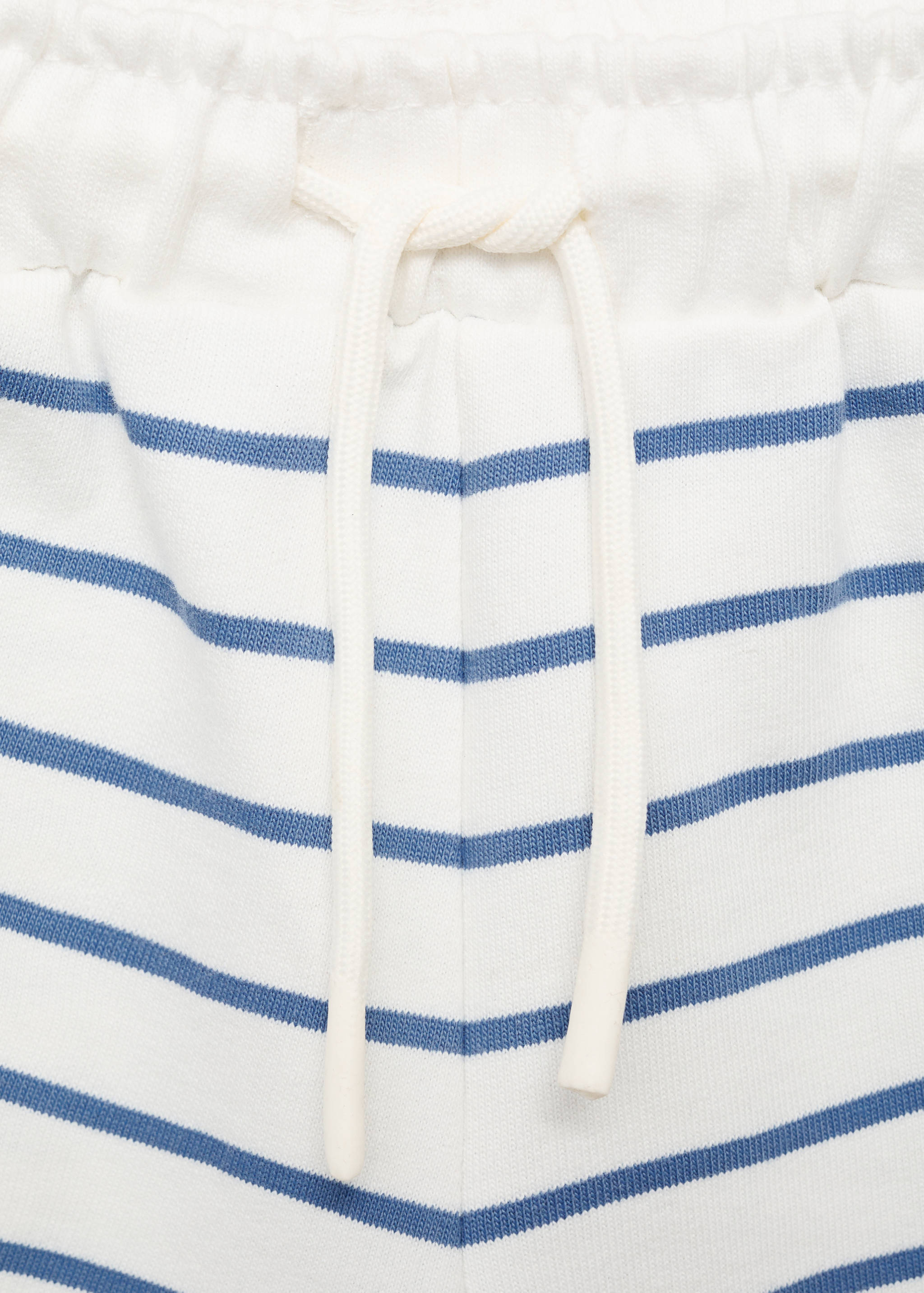 Striped cotton Bermuda shorts - Details of the article 8