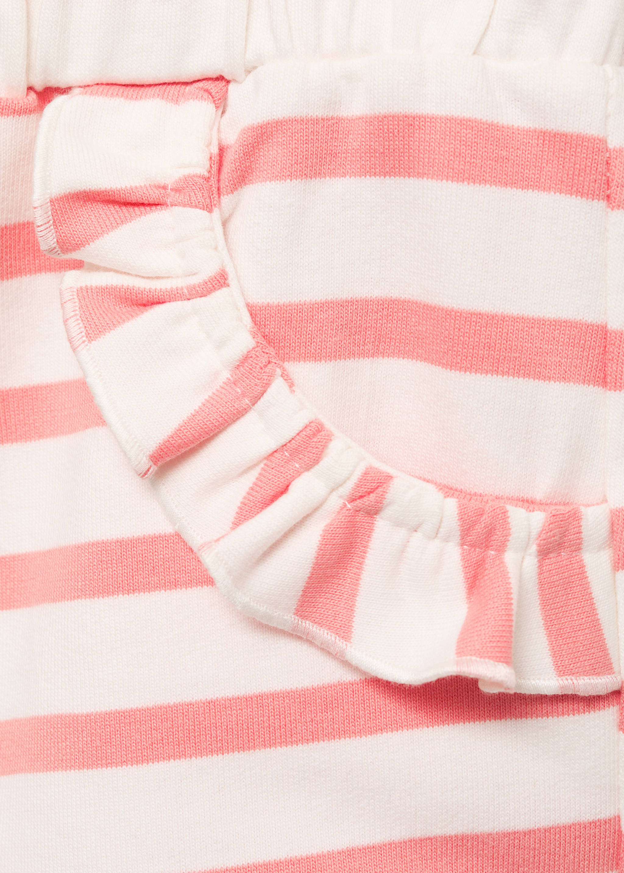 Gestreifte Shorts mit Rüschen und Taschen - Detail des Artikels 8