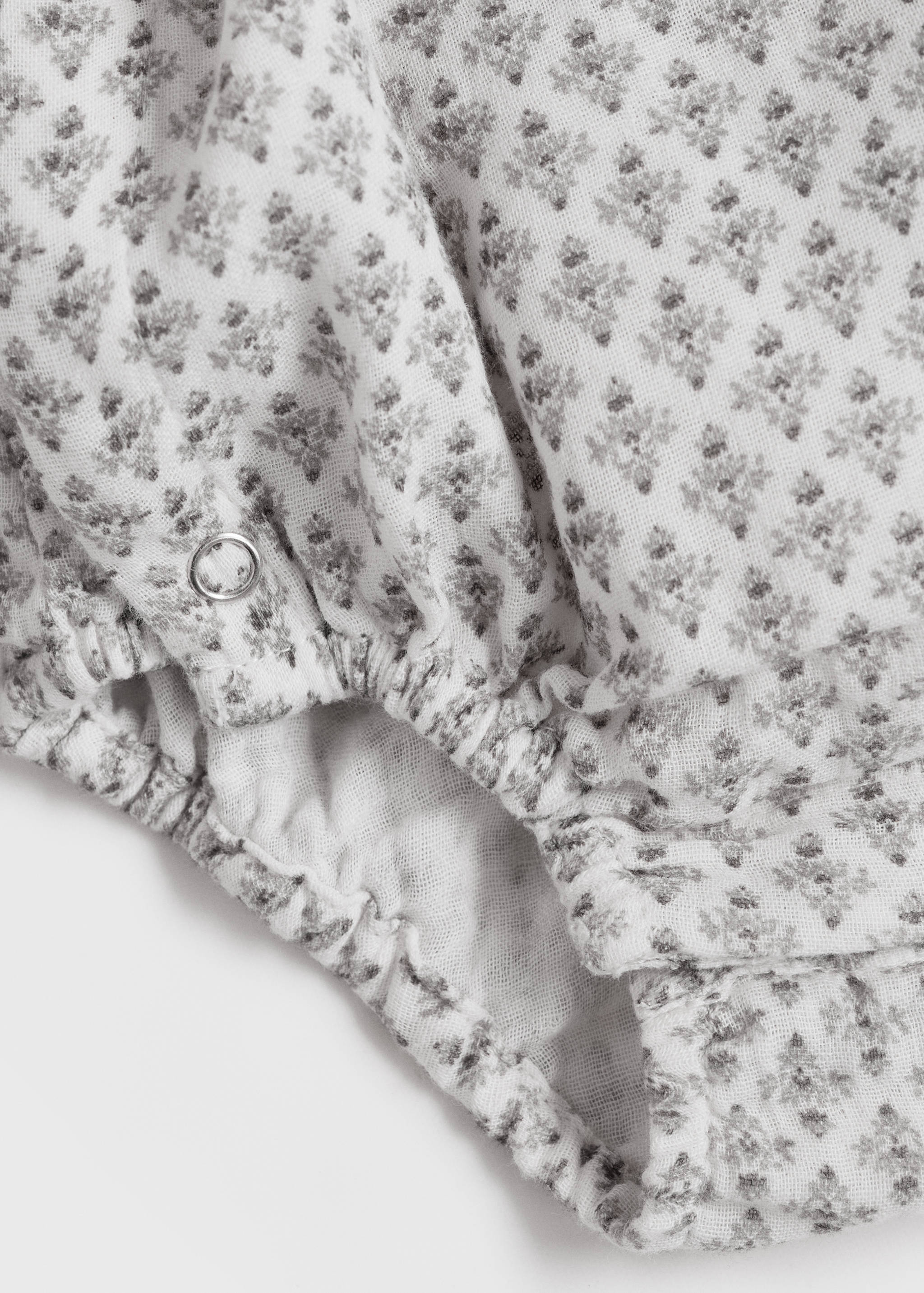 Printed crossover romper suit - Details of the article 0