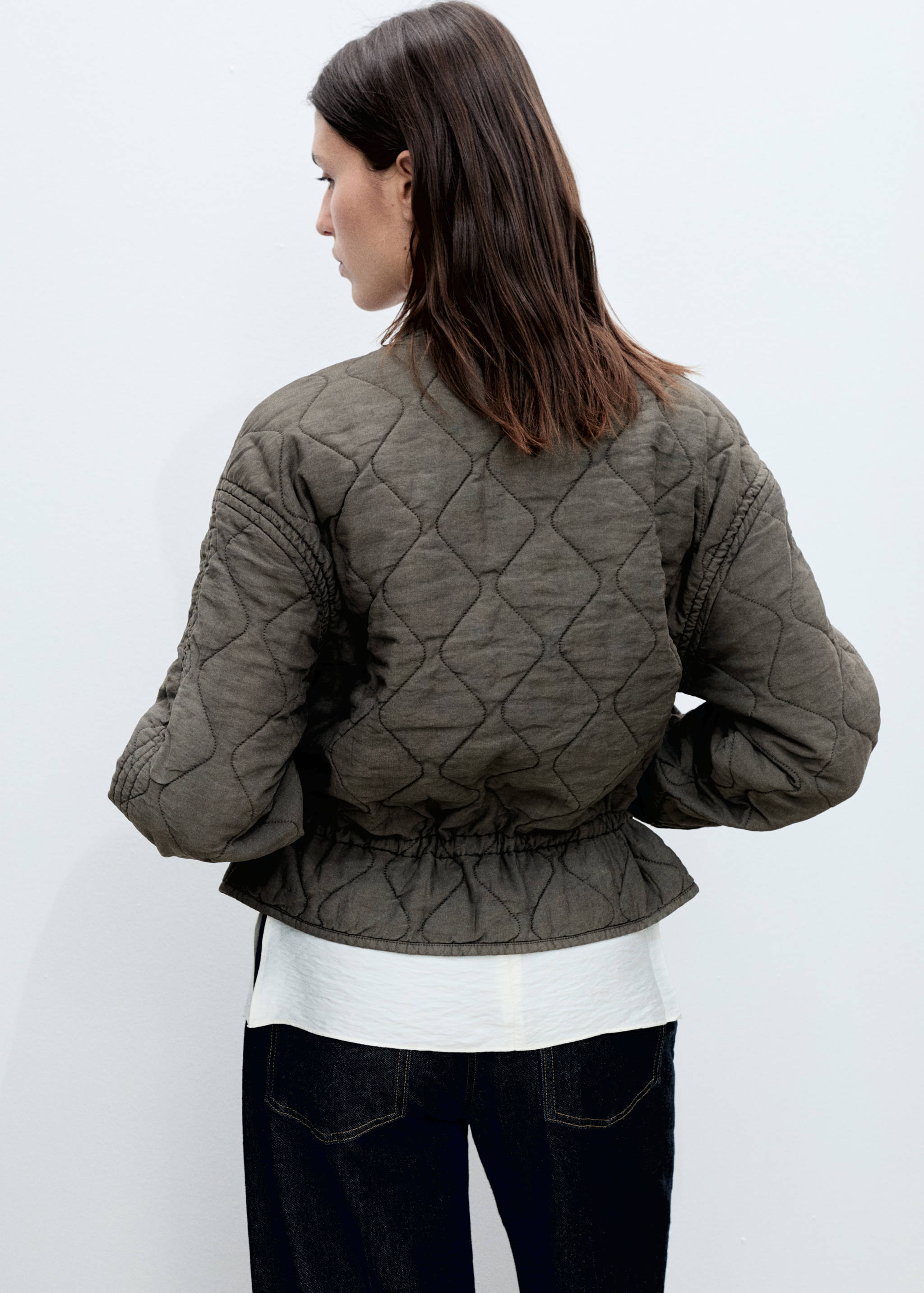 Chaqueta bomber acolchada - Reverso del artículo