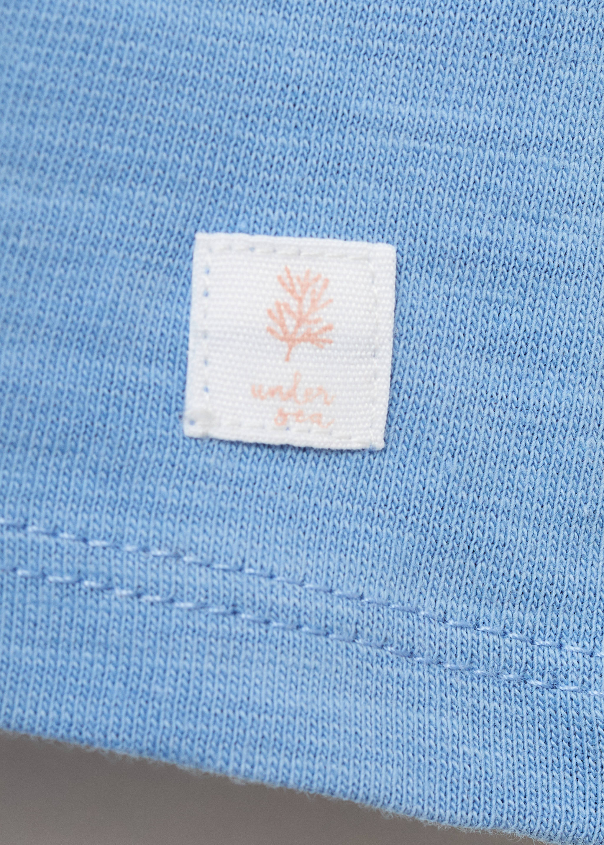 T-shirt en coton à col à volants - Détail de l'article 8