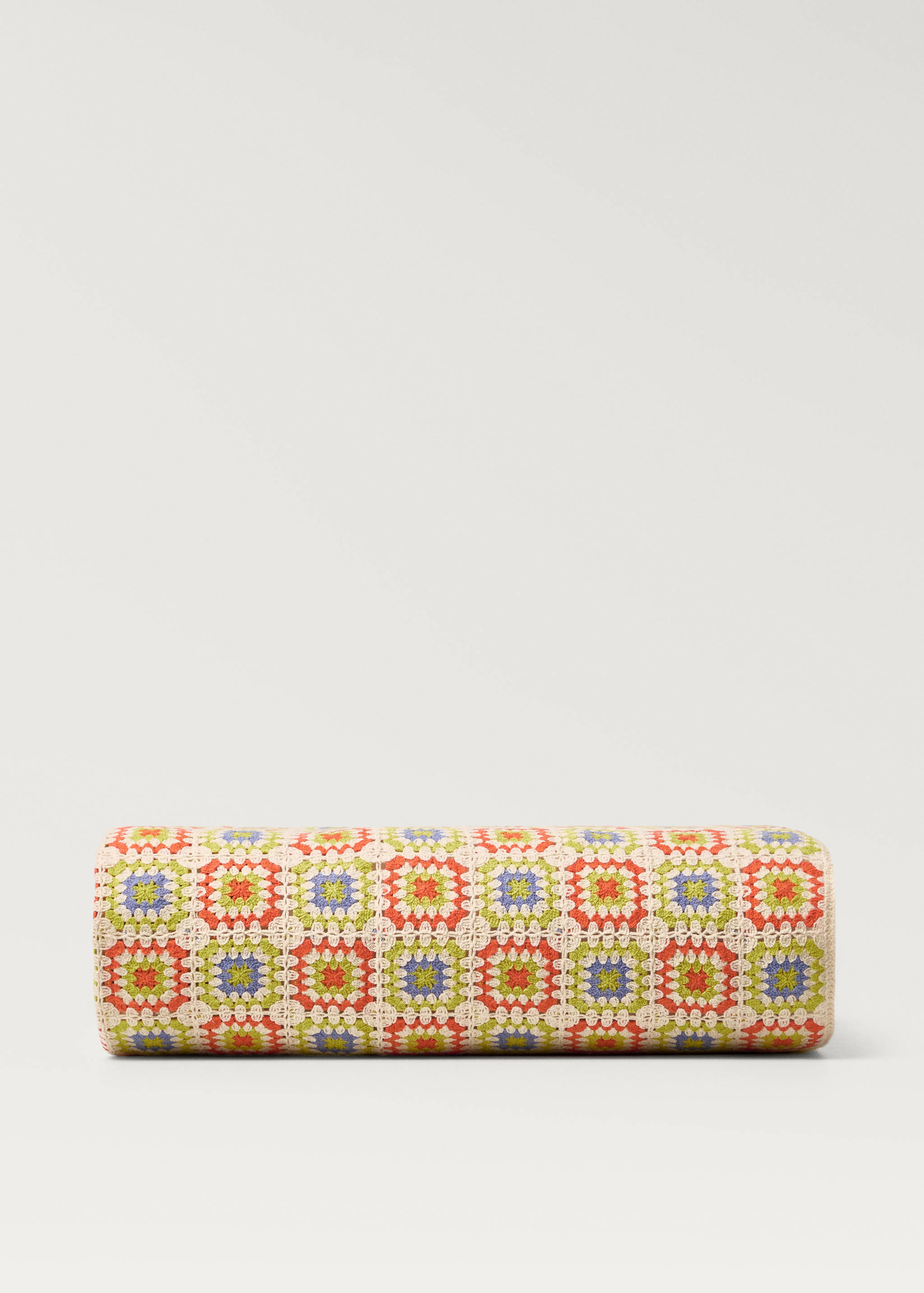 Mehrfarbige Babydecke in Häkel-Optik - Artikel ohne Model