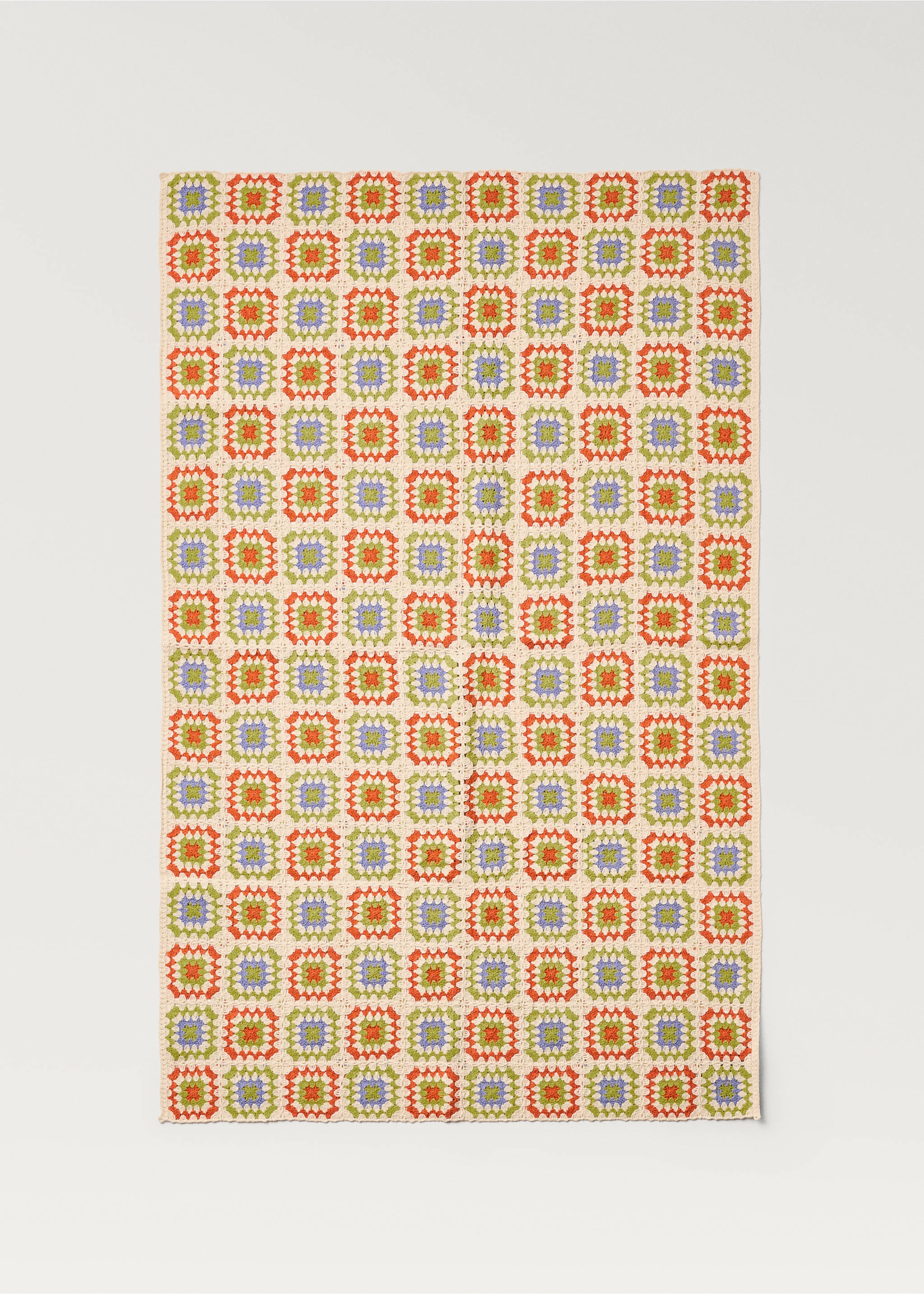 Dětská vícebarevná háčkovaná deka - Detail zboží 3, Fialová šeřík. Ref: 87055981-00.