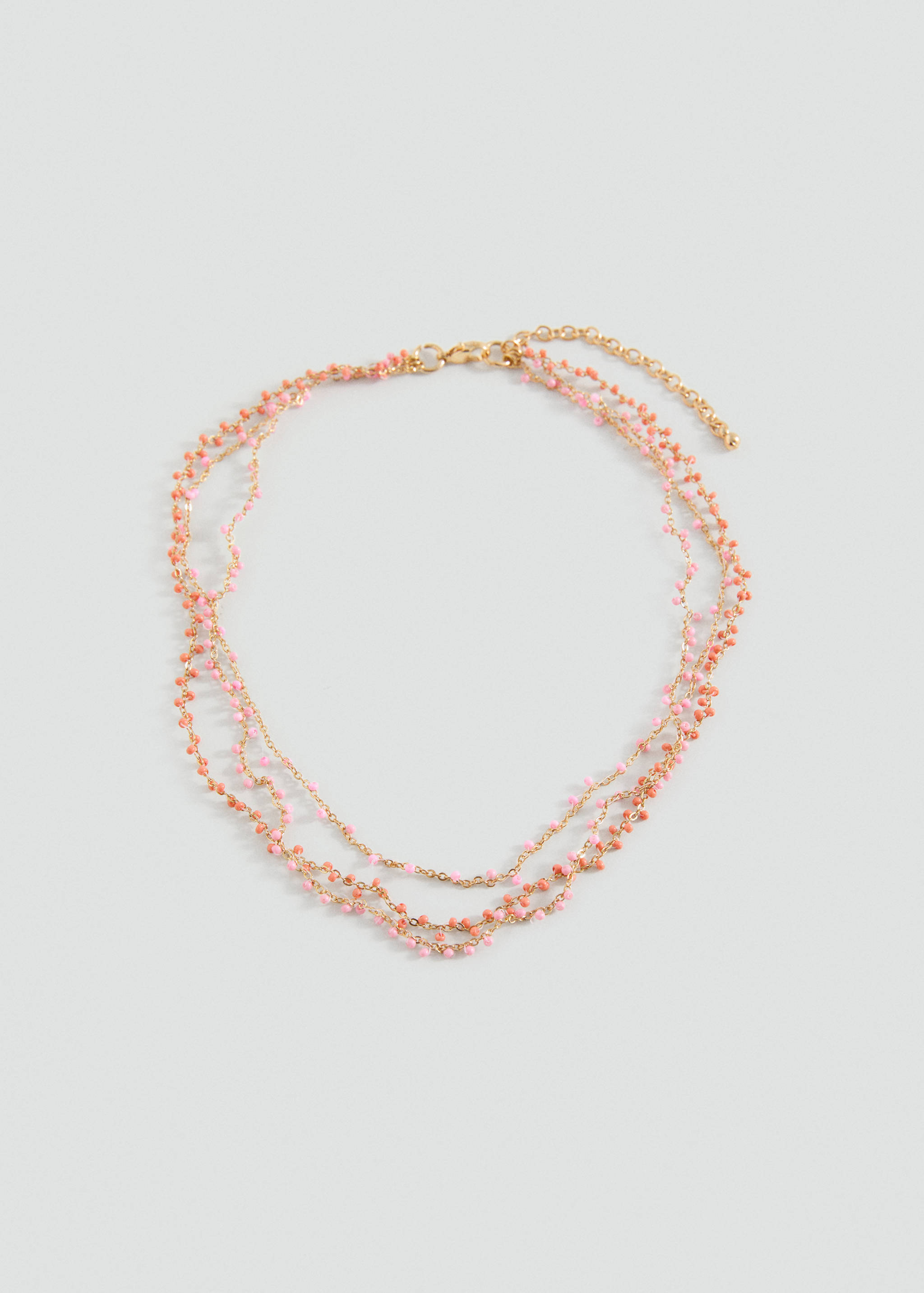 Dreireihige Kette mit Anhängern - Artikel ohne Model