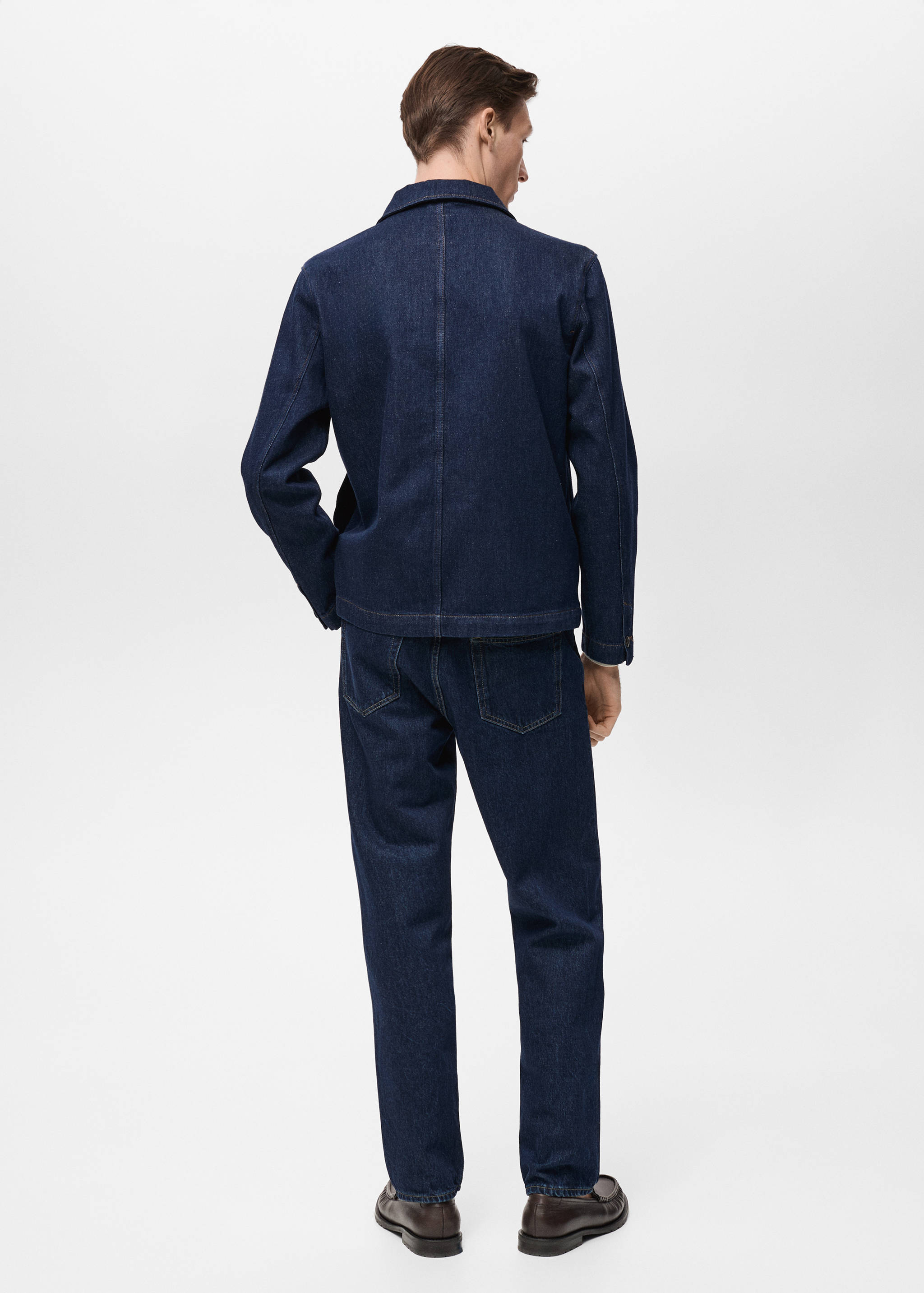 Sobrecamisa texana regular fit - Revers de l'article