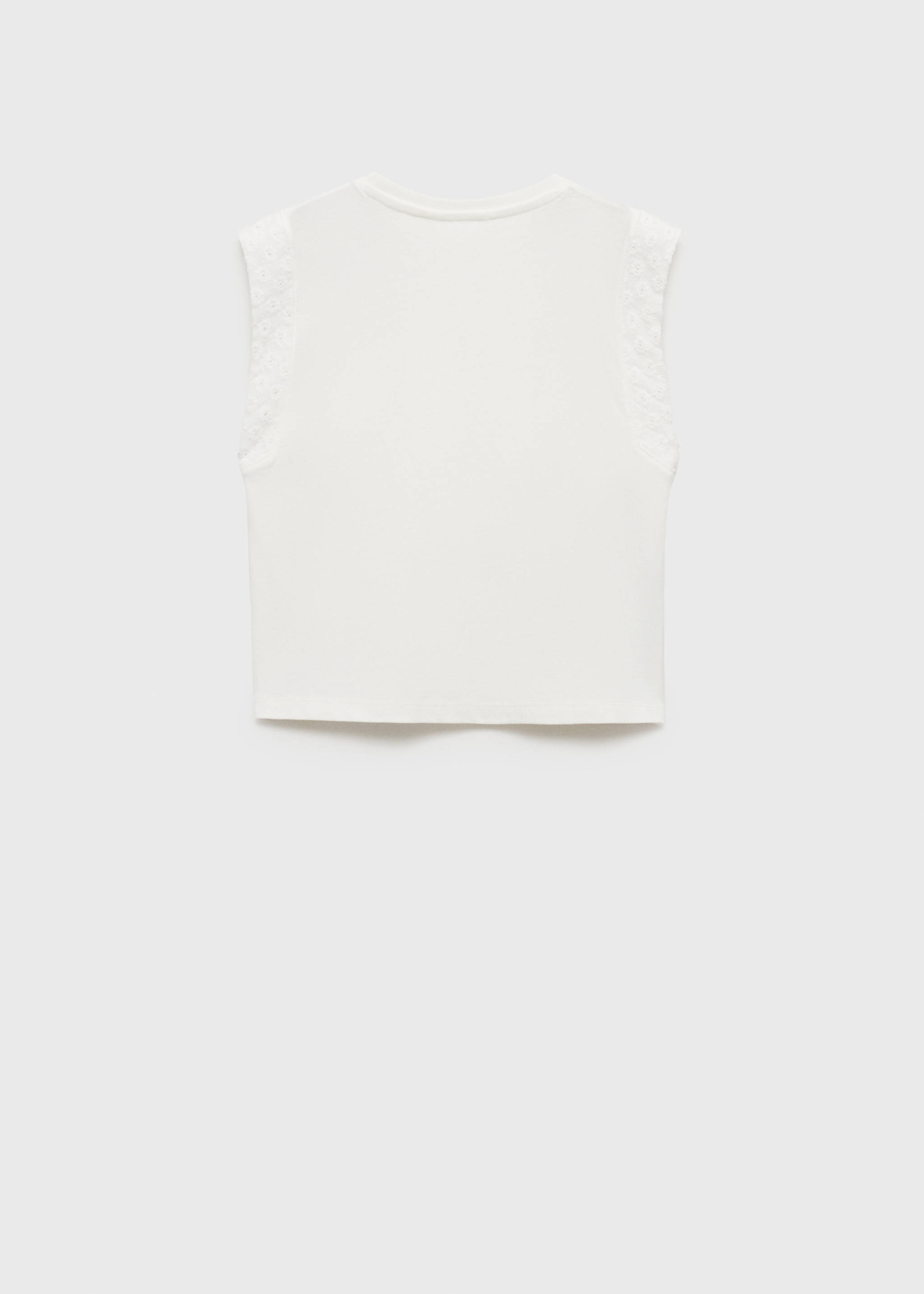 T-shirt détail brodé - Verso de l’article