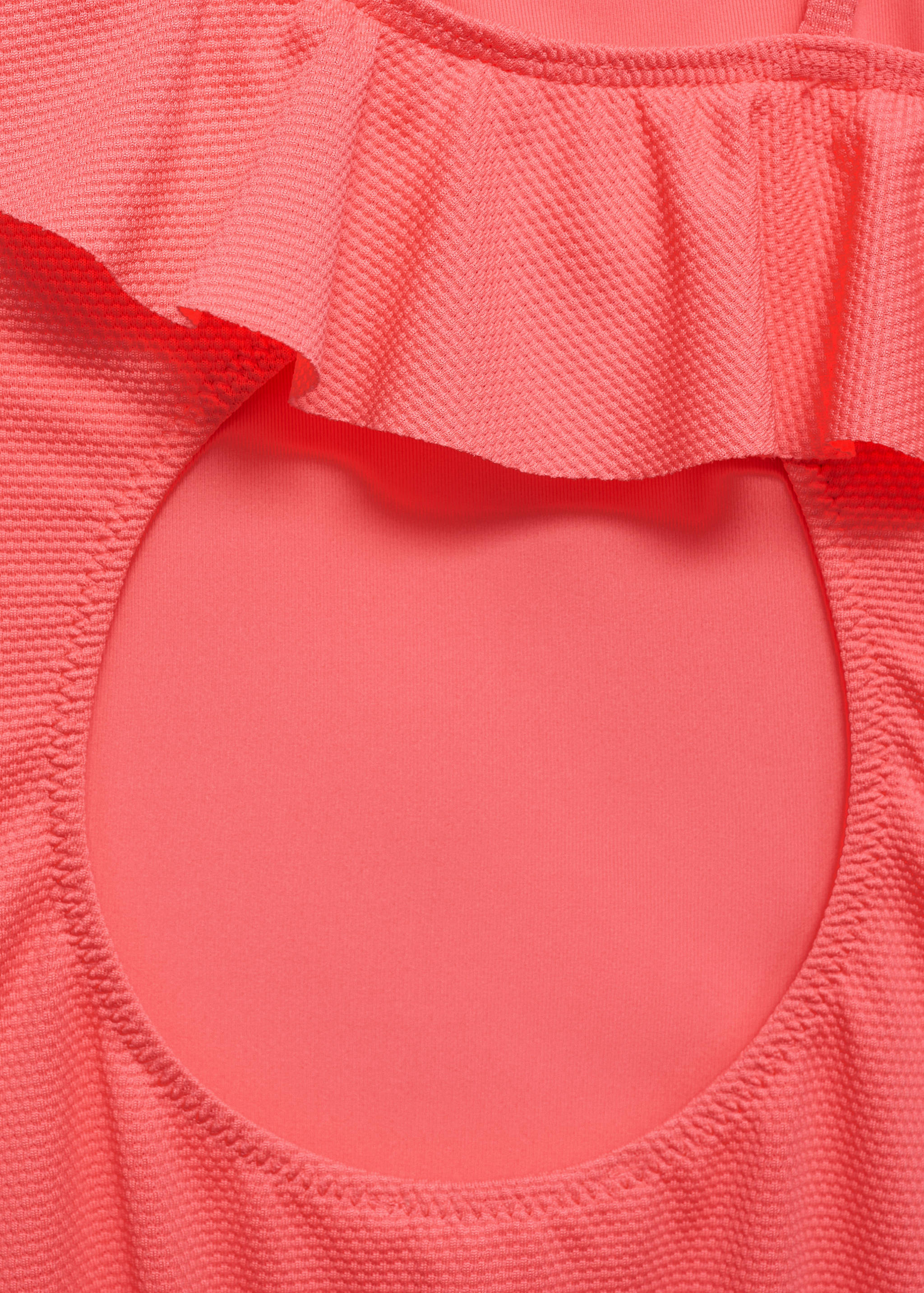 Asymmetric ruffle swimsuit - Details of the article 0