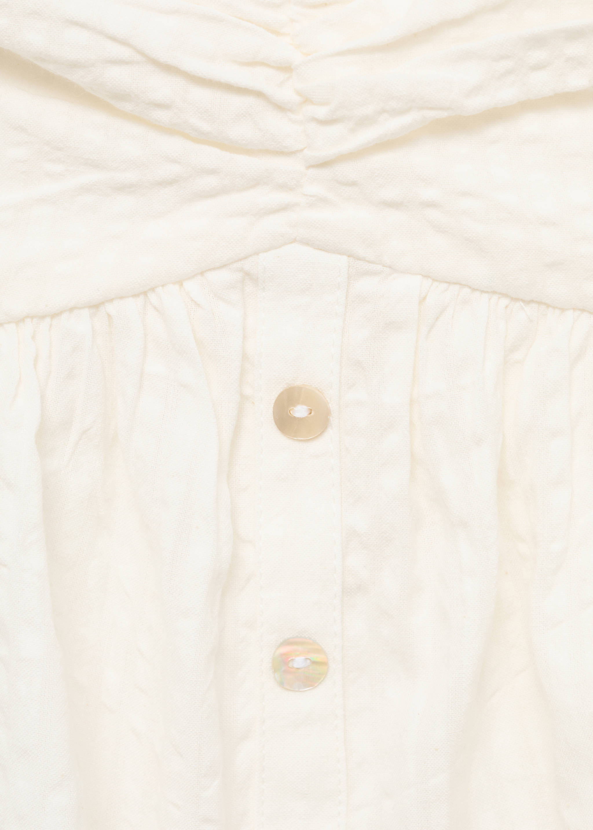 Schulterfreies Top mit Raffdetails - Detail des Artikels 8