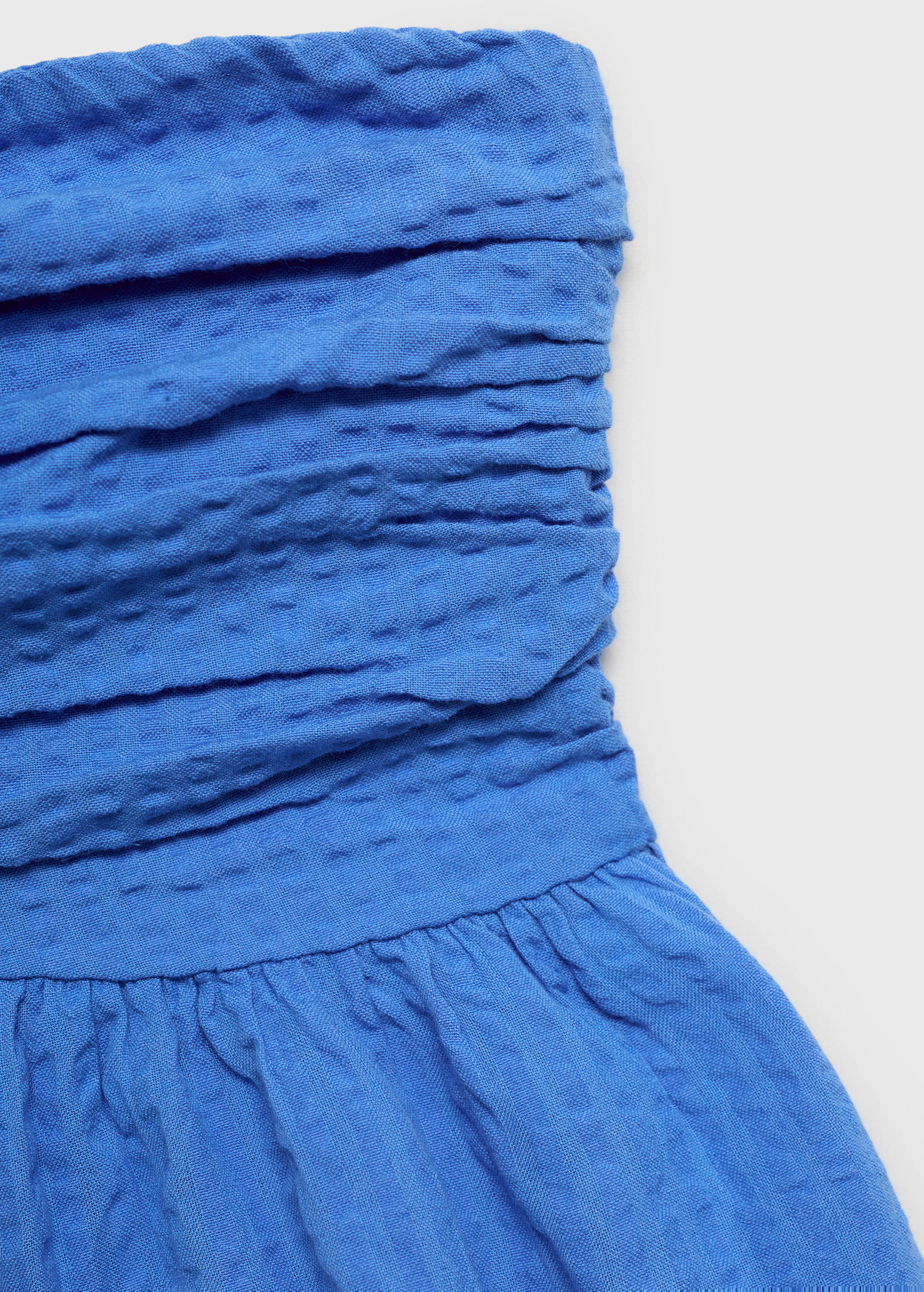 Schulterfreies Top mit Raffdetails - Detail des Artikels 0