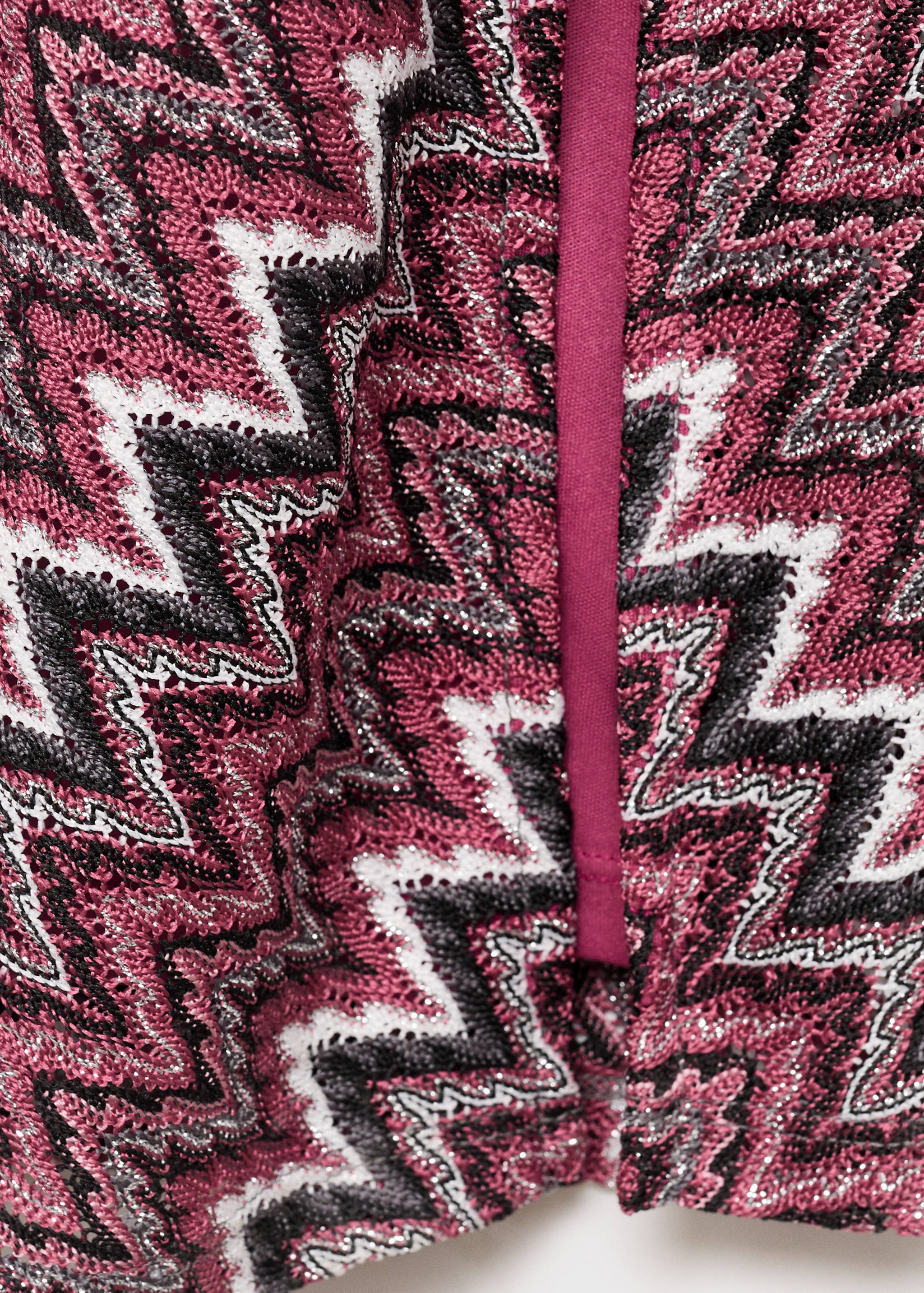 Lurex zigzag dress - Details of the article 0