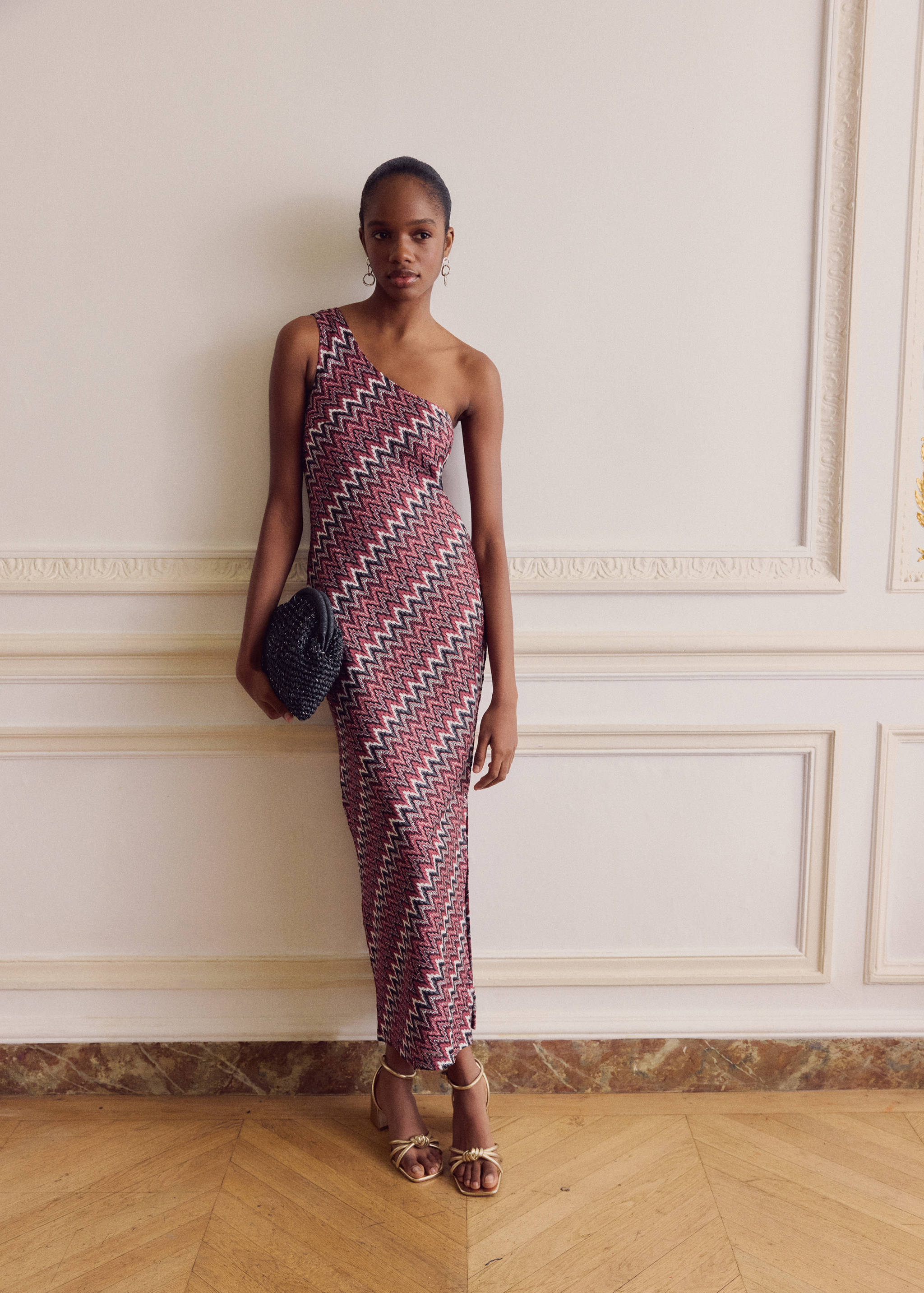 Lurex zigzag dress - Details of the article 5