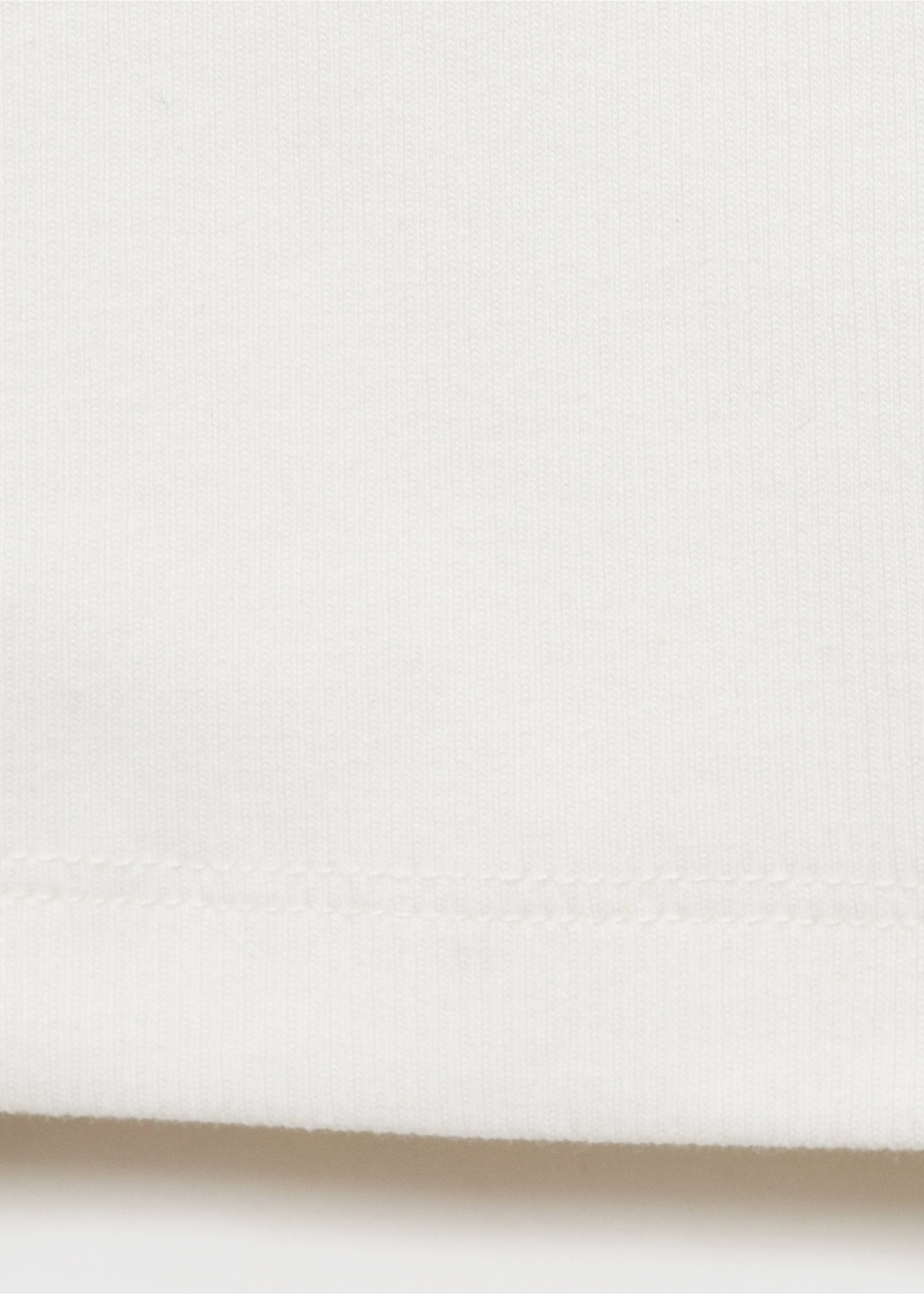 Top crop punto - Detalle del artículo 0, Blanco roto. Ref: 87056344-00.