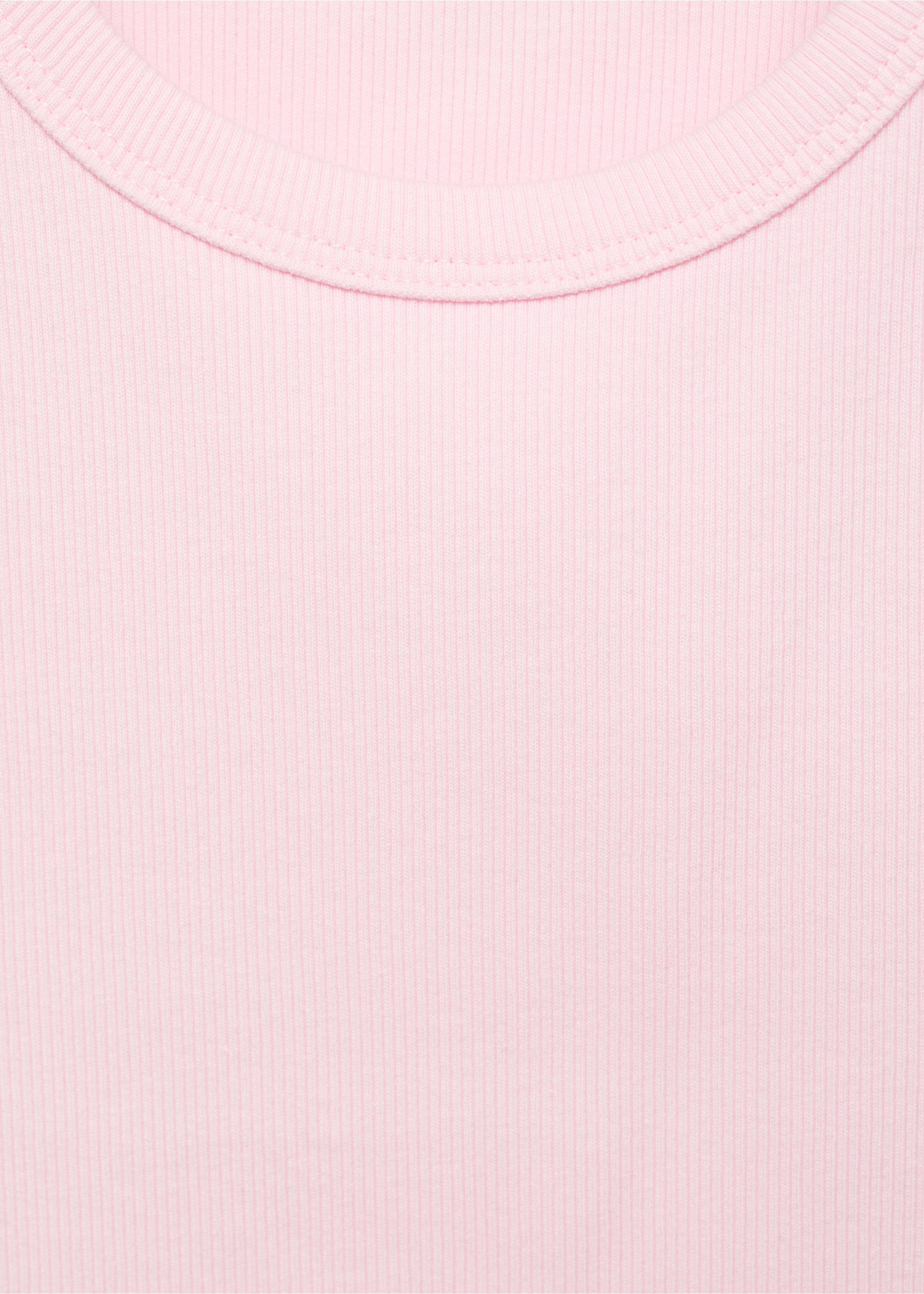 Top crop punto - Detalle del artículo 8, Rosa. Ref: 87056344-00.