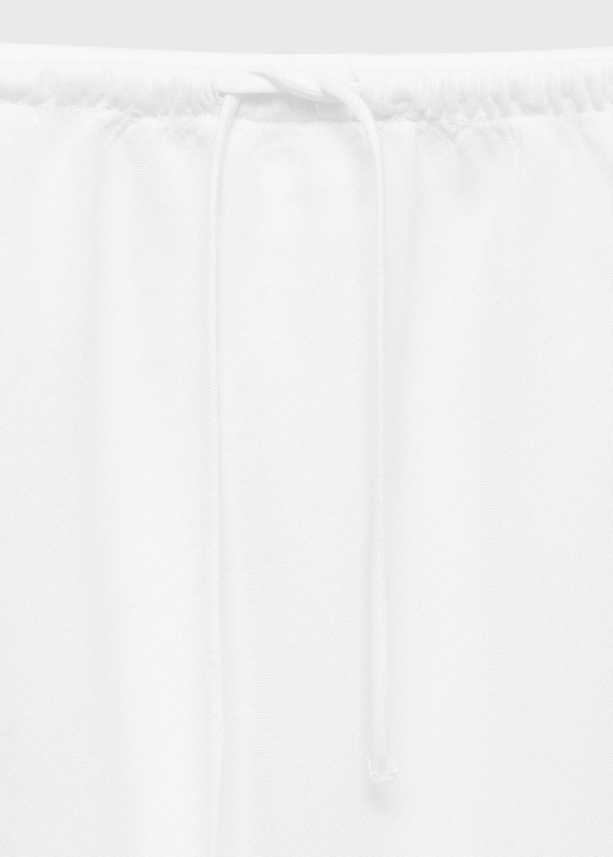 Bow linen skirt - Details of the article 8